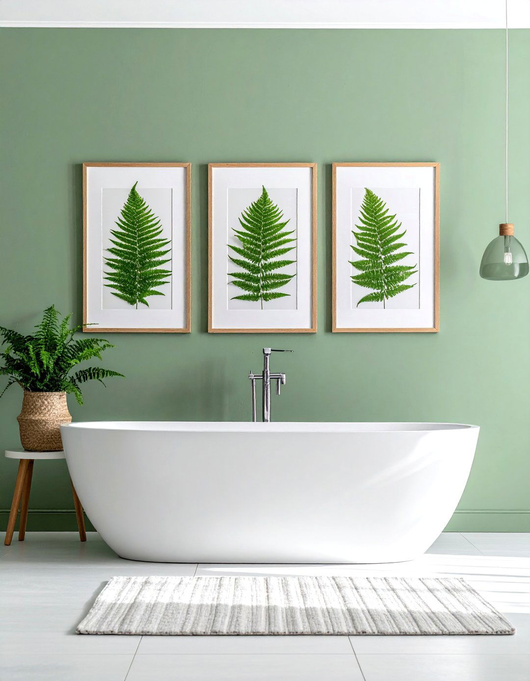 Botanical Print Bathroom Art - 25 Bathroom Art Ideas to Enhance Your Space's Aesthetic