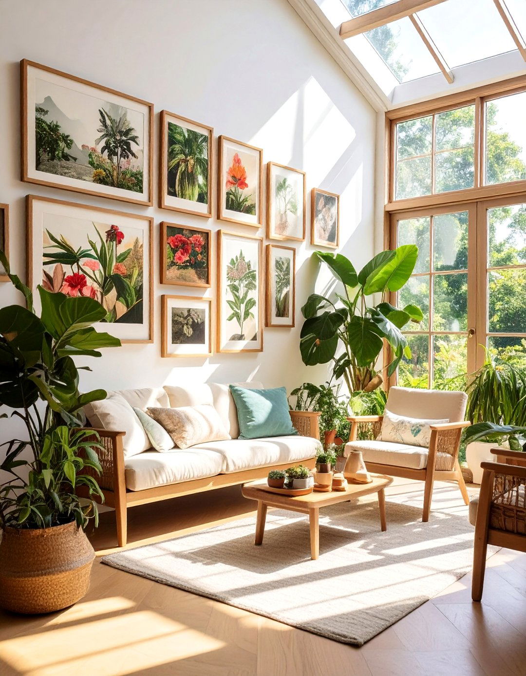 Botanical and Nature Prints Gallery Wall - 25 Eclectic Gallery Wall Ideas for Artistic Homes