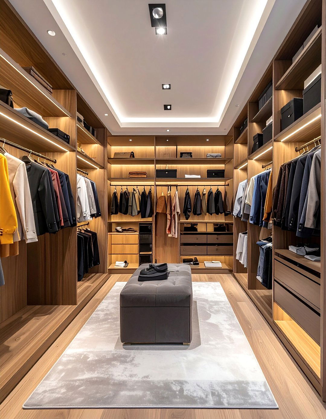 Boutique Style Presentation - 30 Dressing Room Ideas to Organize Your Space