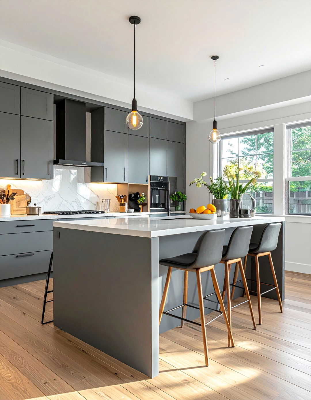 Breakfast Bar Seating - 40 Small Kitchen Ideas for Efficient and Stylish Spaces