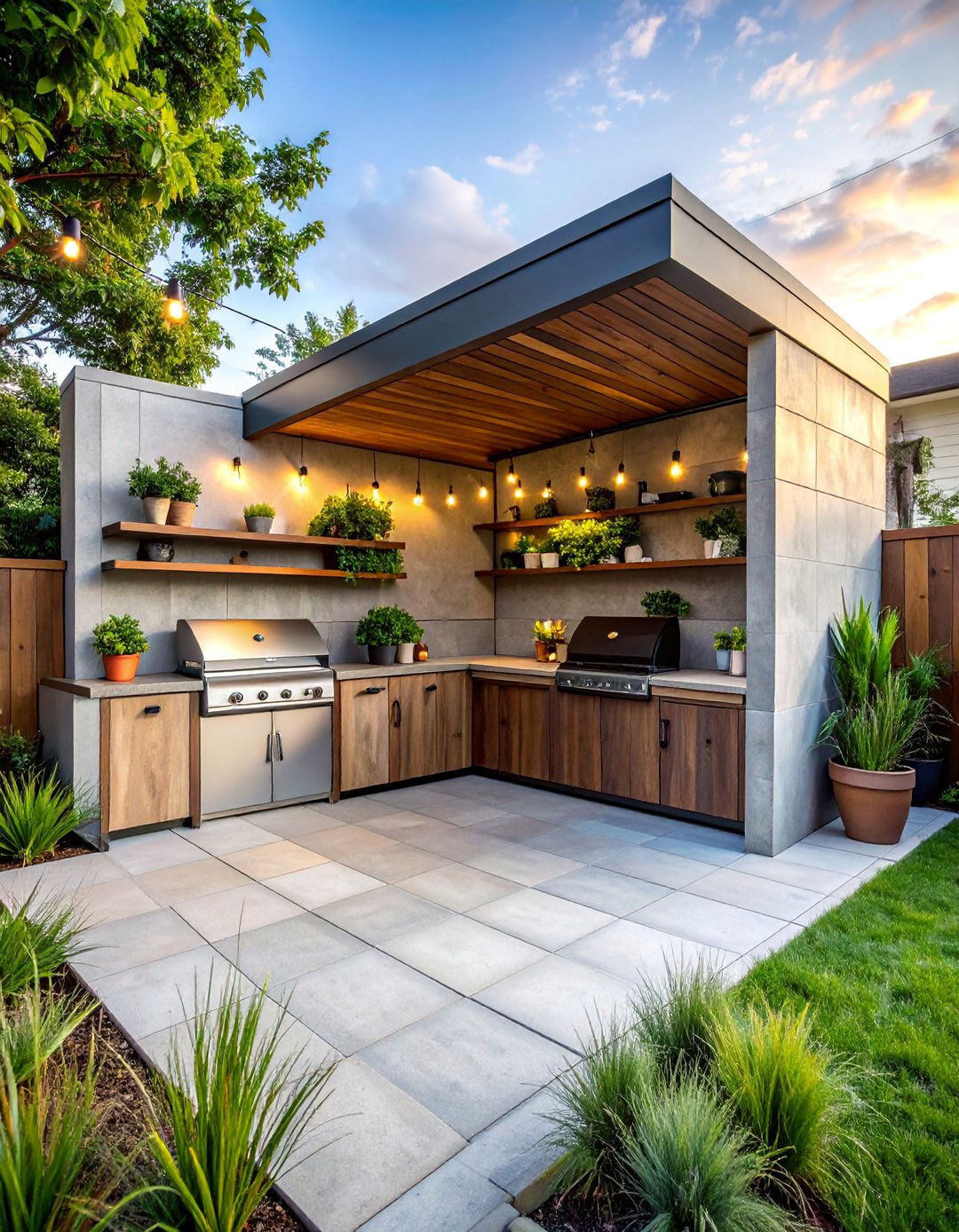 Budget Friendly DIY BBQ Station - 40 Amazing BBQ Area Ideas for Outdoor Living