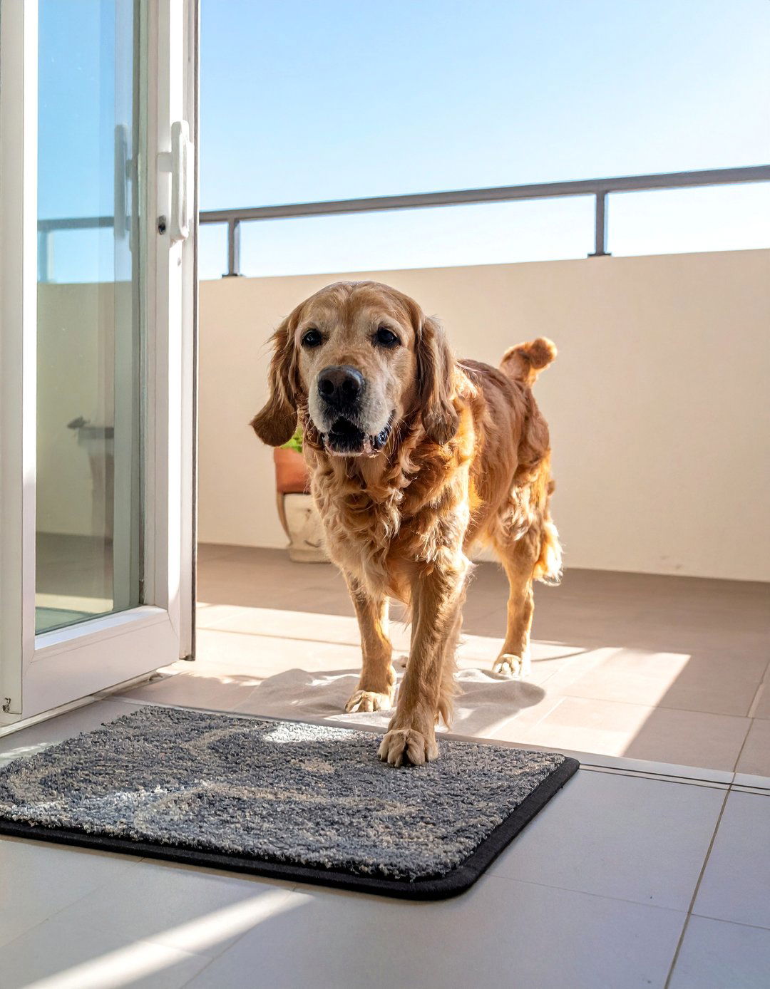 Build a Ramp for Senior or Small Dogs - 20 Dog Balcony Ideas for a Pet-Friendly Outdoor Space