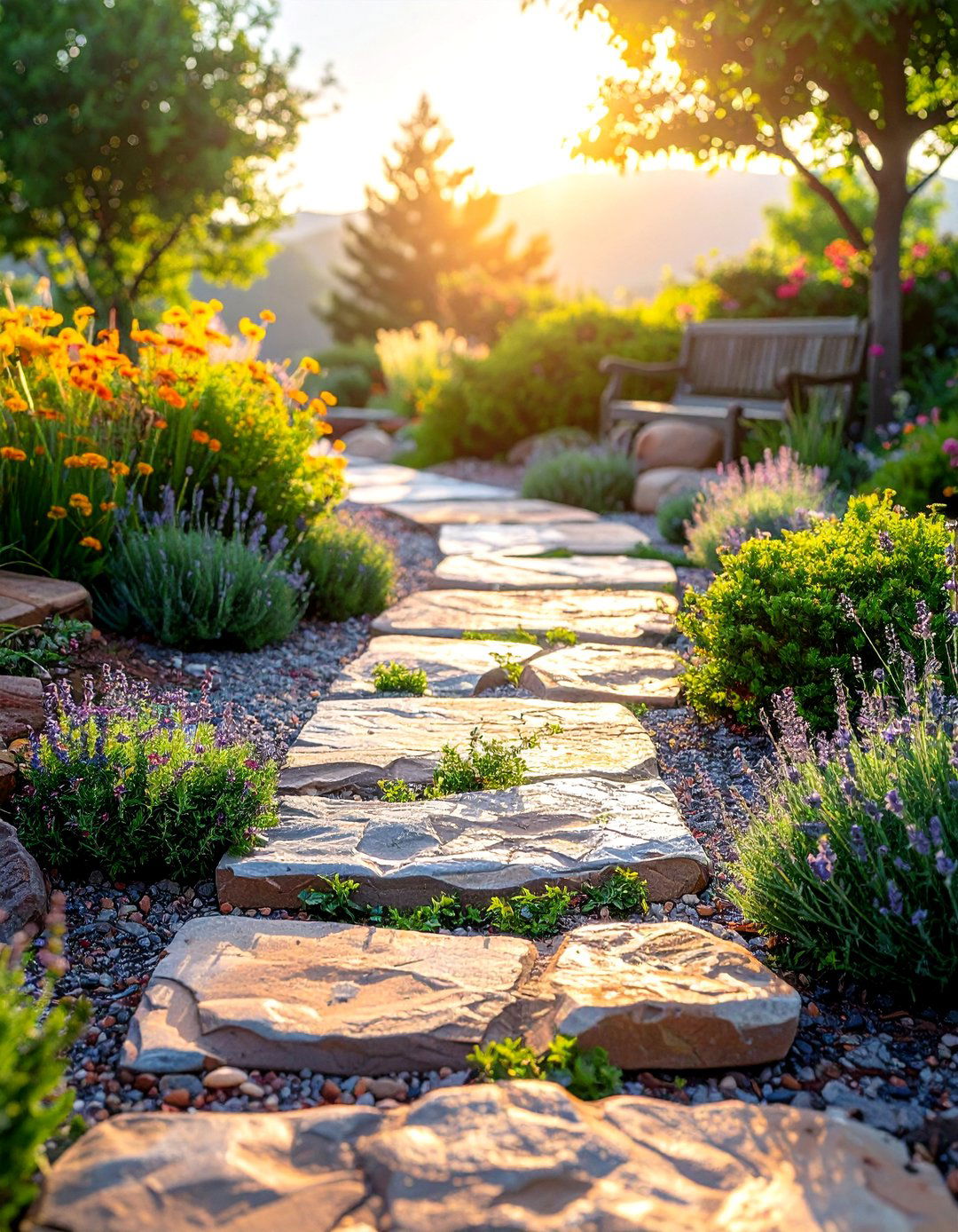Building a Flagstone Walkway - 30 Colorado Landscaping Ideas for a Stunning Yard