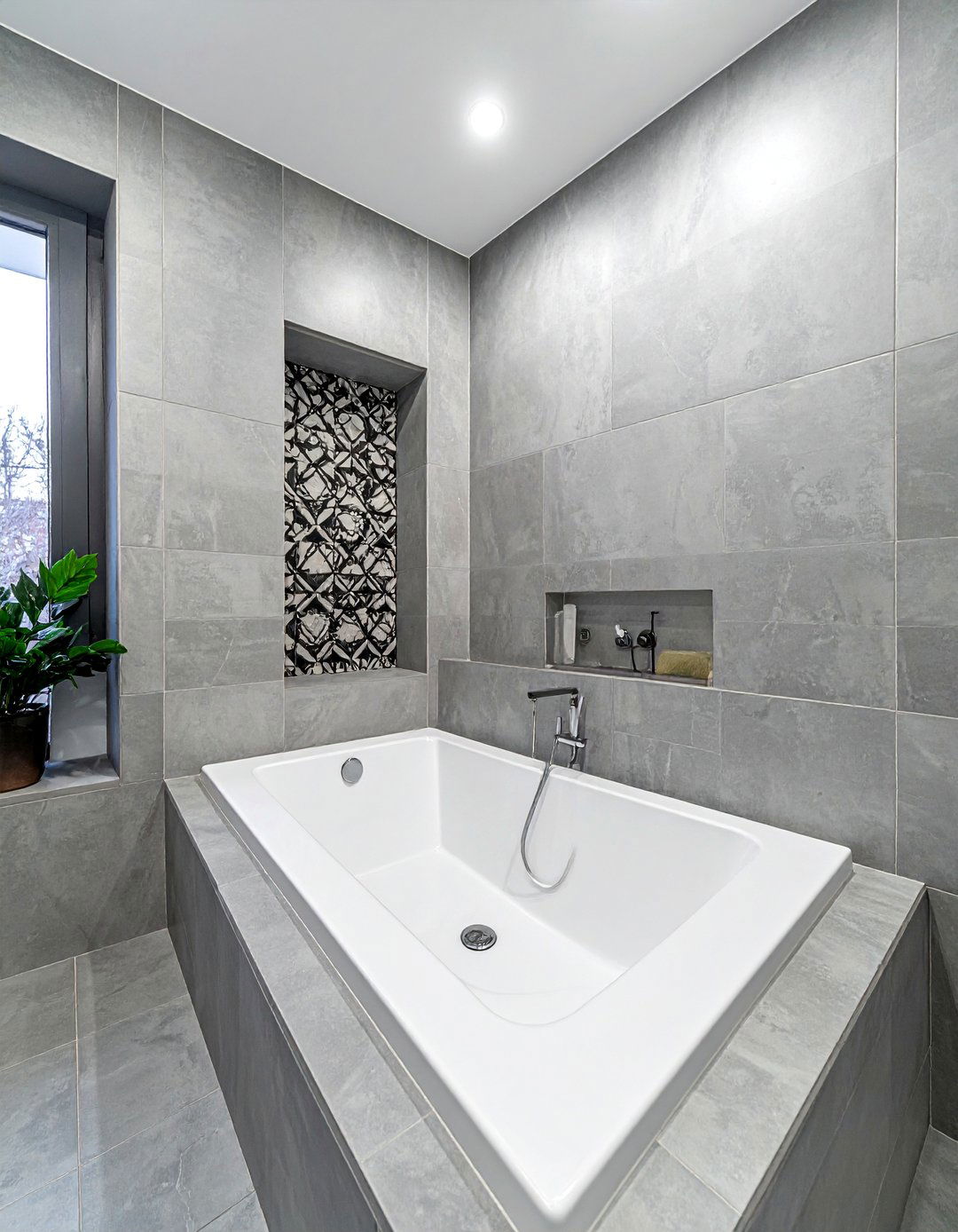 Built In Tiled Bathtub Niche - 40 Bathtub Tile Ideas for a Stunning Bathroom