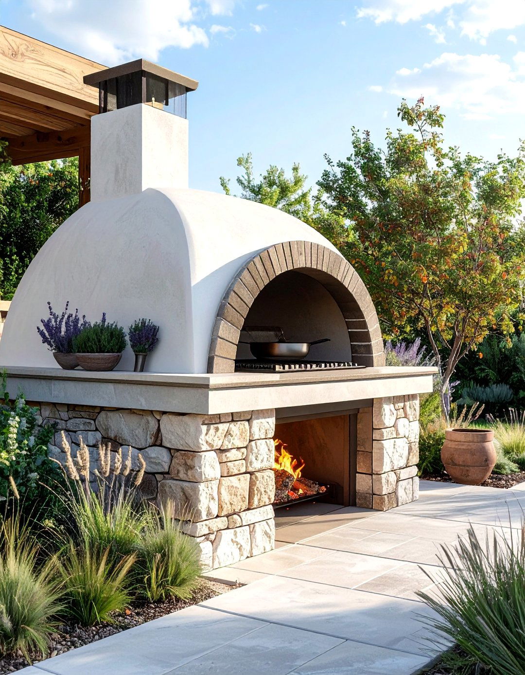 Built in Wall Pizza Oven - 20 Outdoor Kitchen With Pizza Oven Design Ideas