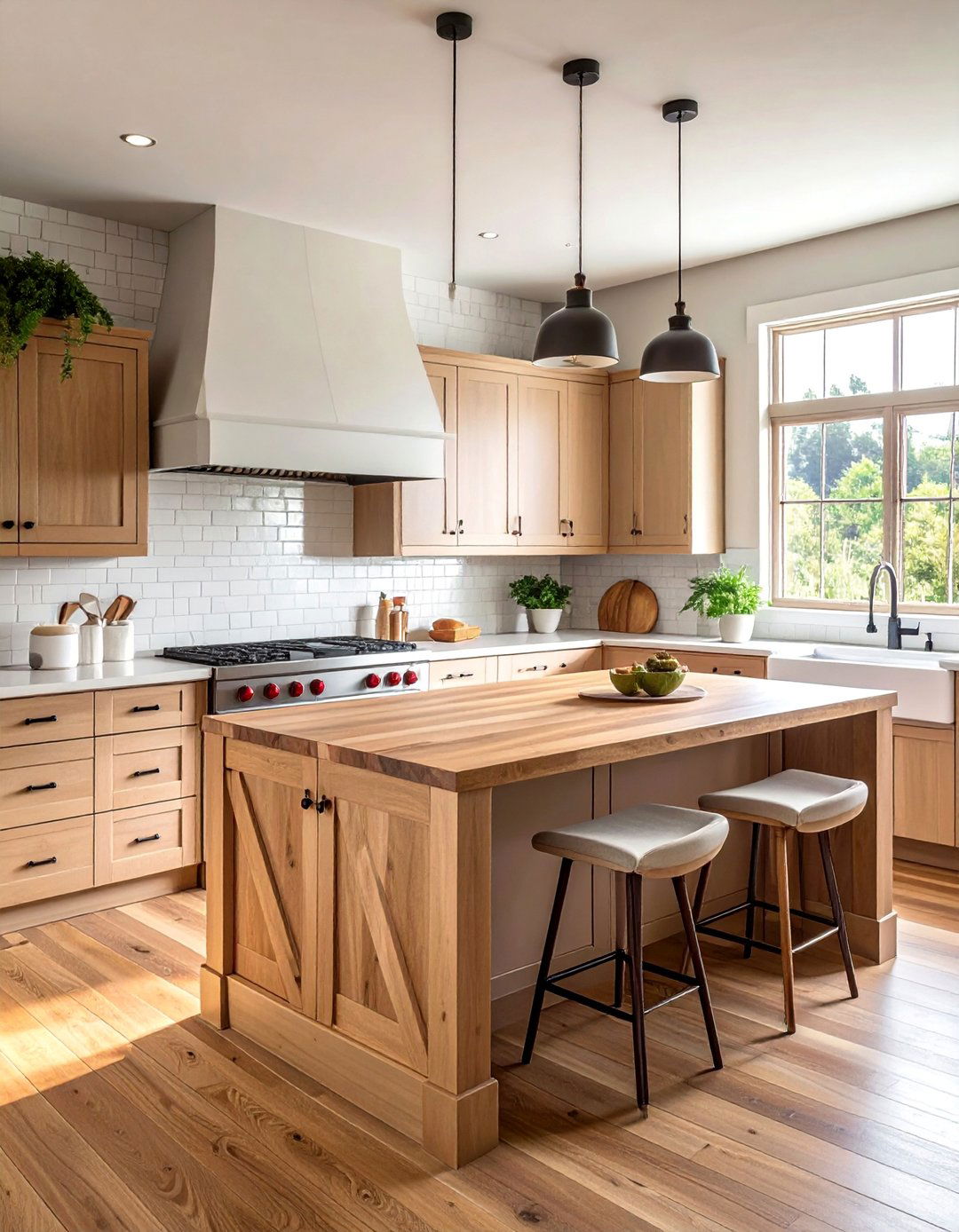 Butcher Block Warmth - 40 Kitchen Countertop Ideas for Modern Homes