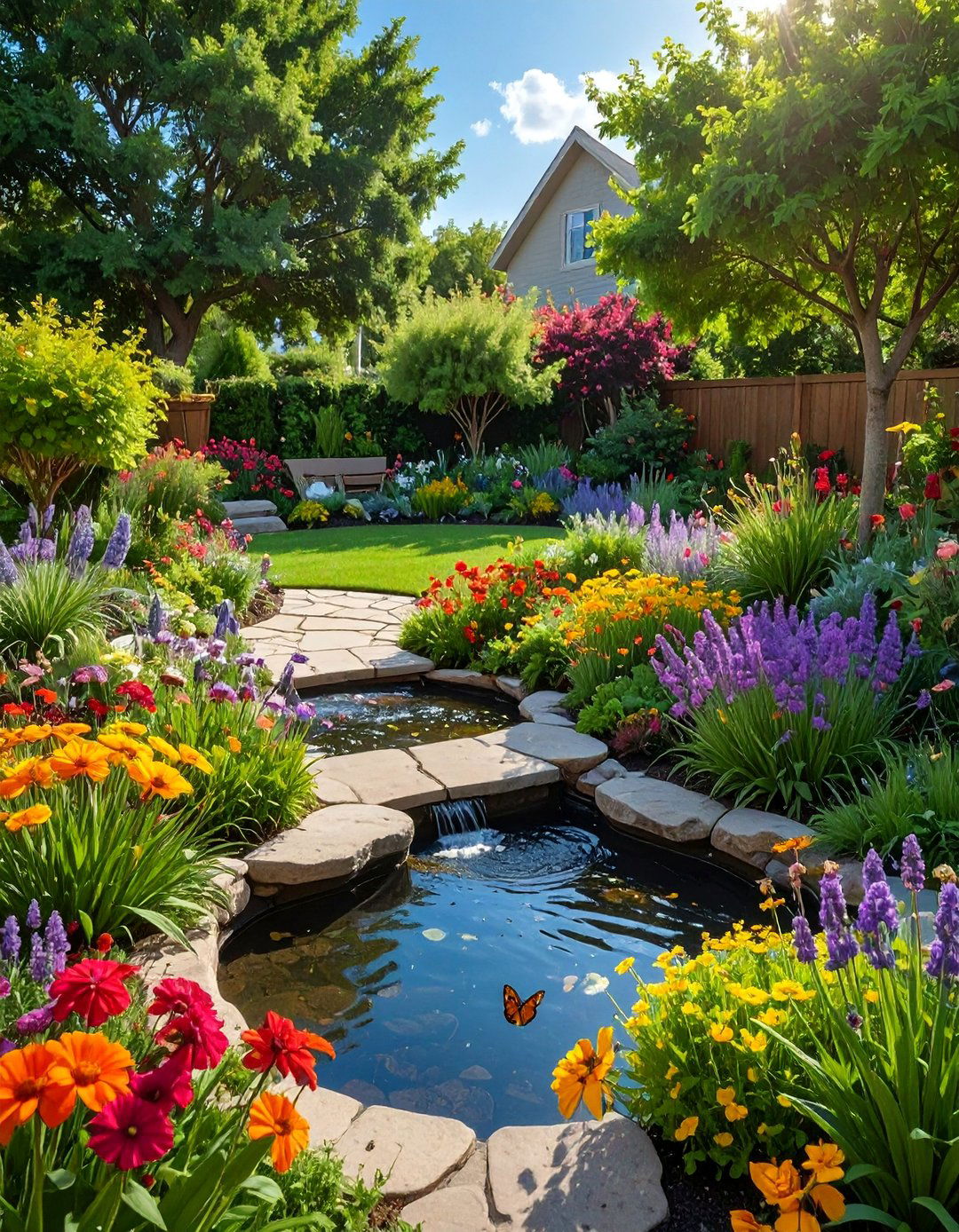 Butterfly Pollinator Garden - 25 Backyard Oasis Ideas for Relaxing Outdoor Spaces
