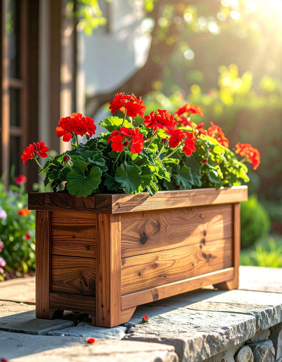 Cedar Wood Planter Box - 30 Planter Box Ideas for Beautiful Gardens
