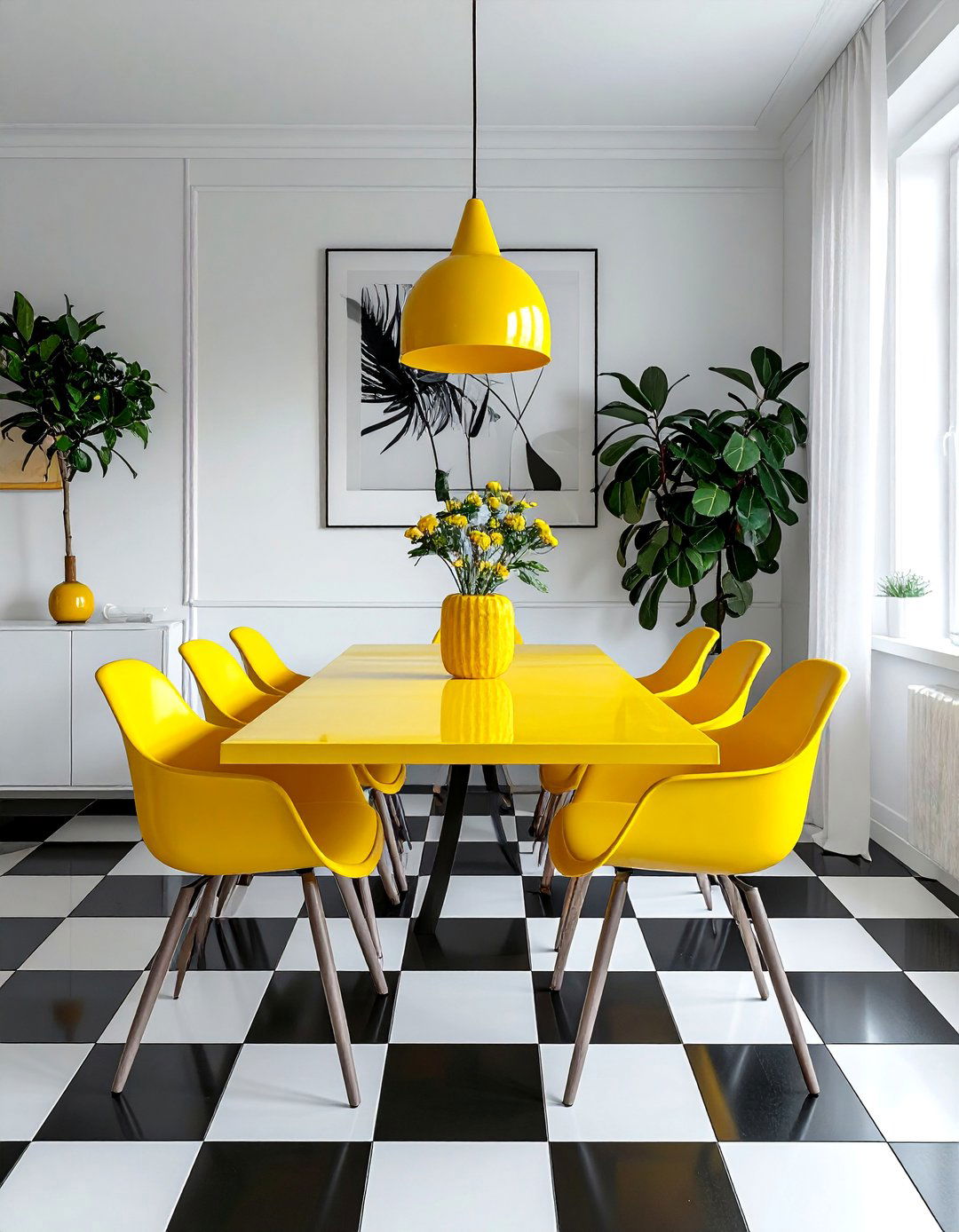 Checkerboard and Grid Motifs - 20 Postmodernism Interior Design Ideas for a Bold Look