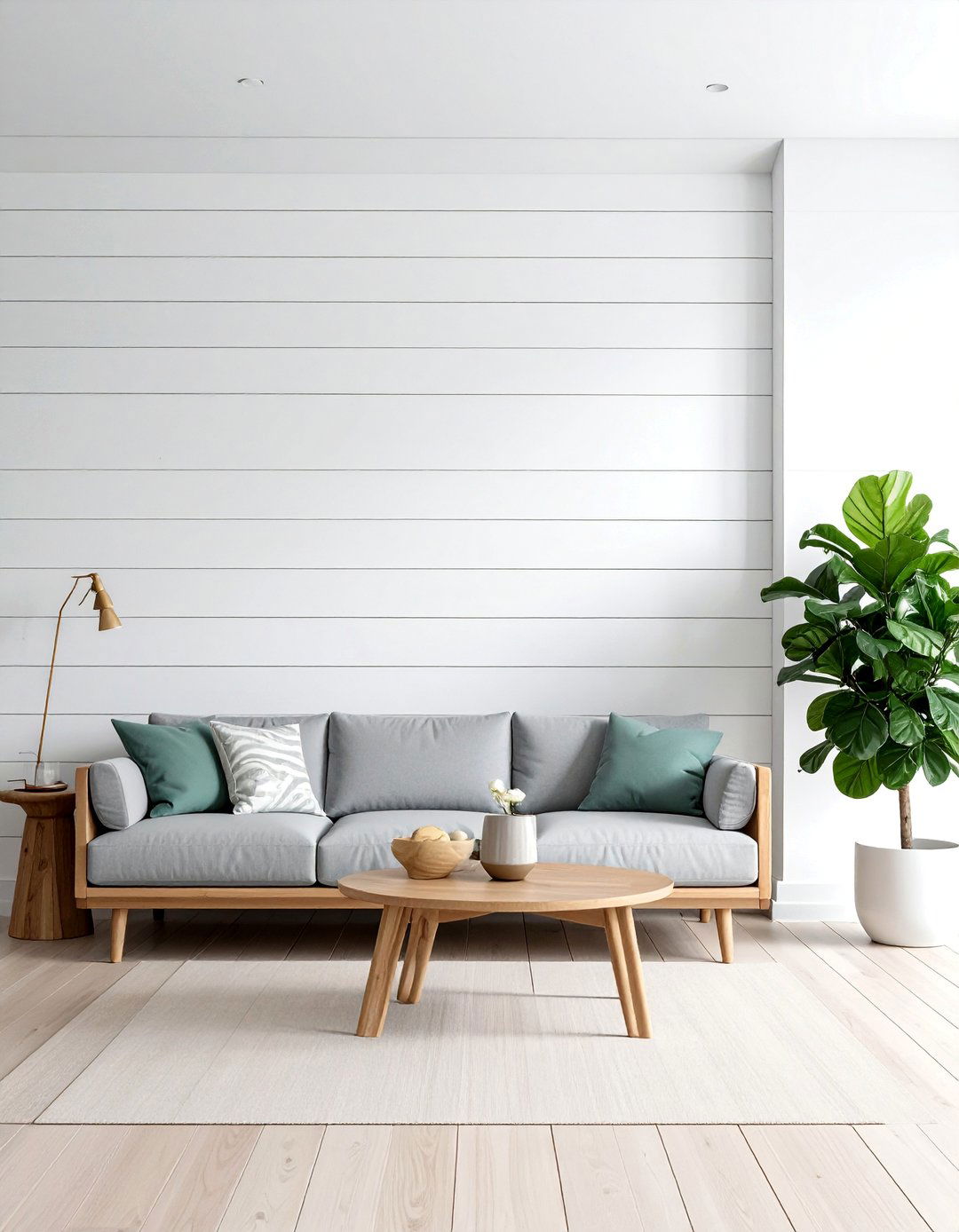 Classic White Horizontal Shiplap Accent Wall - 40 Shiplap Accent Wall Ideas for Modern Home Decor