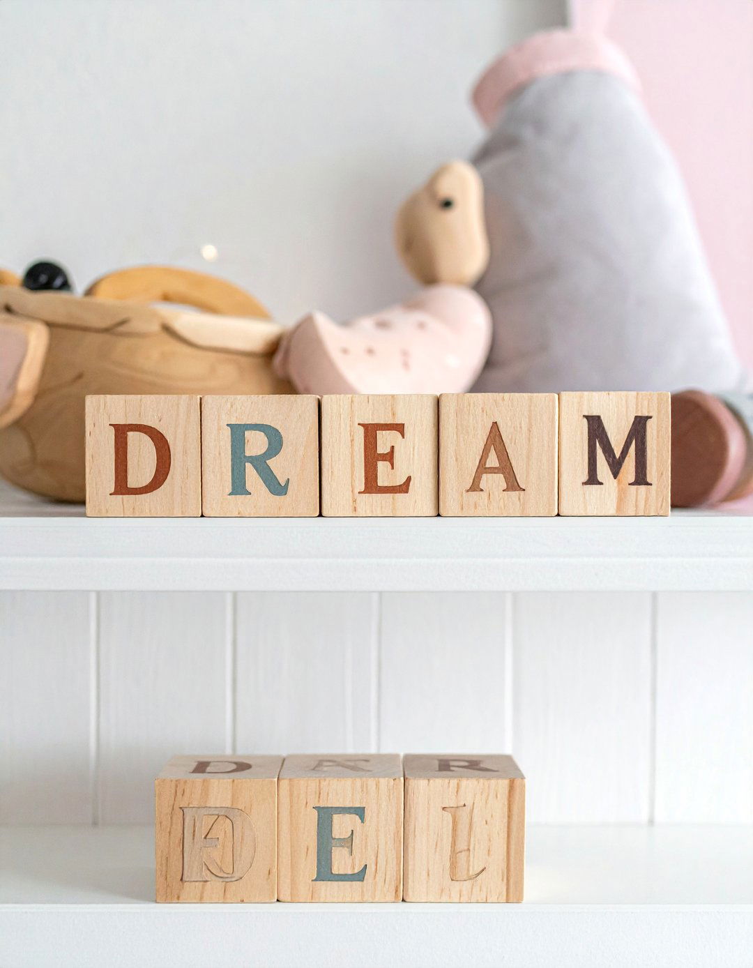 Classic Wooden Alphabet Blocks - 25 Vintage Nursery Ideas for a Timeless Baby Room
