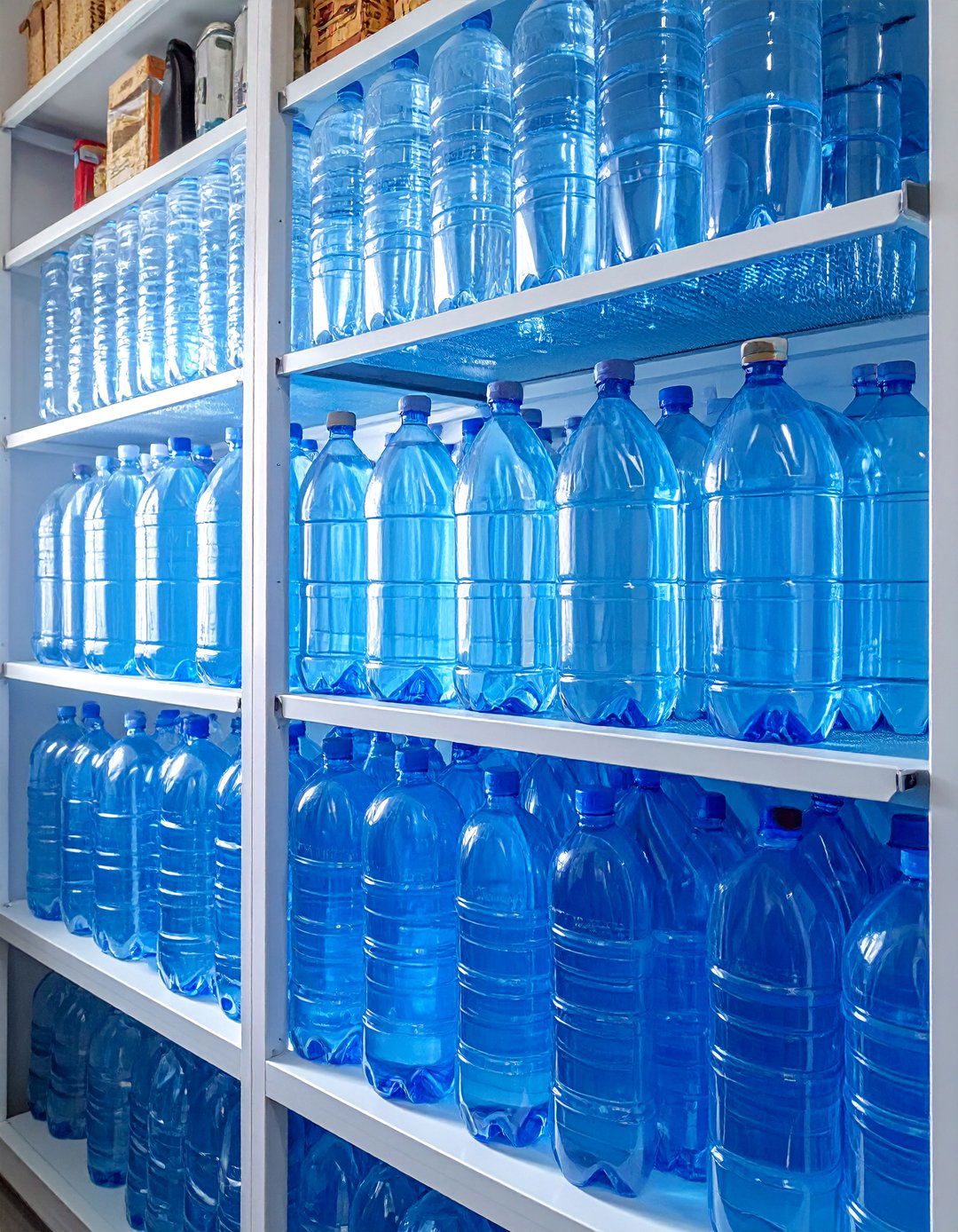 Clear Plastic Container Storage - 15 Water Bottle Storage Ideas for Organized Spaces