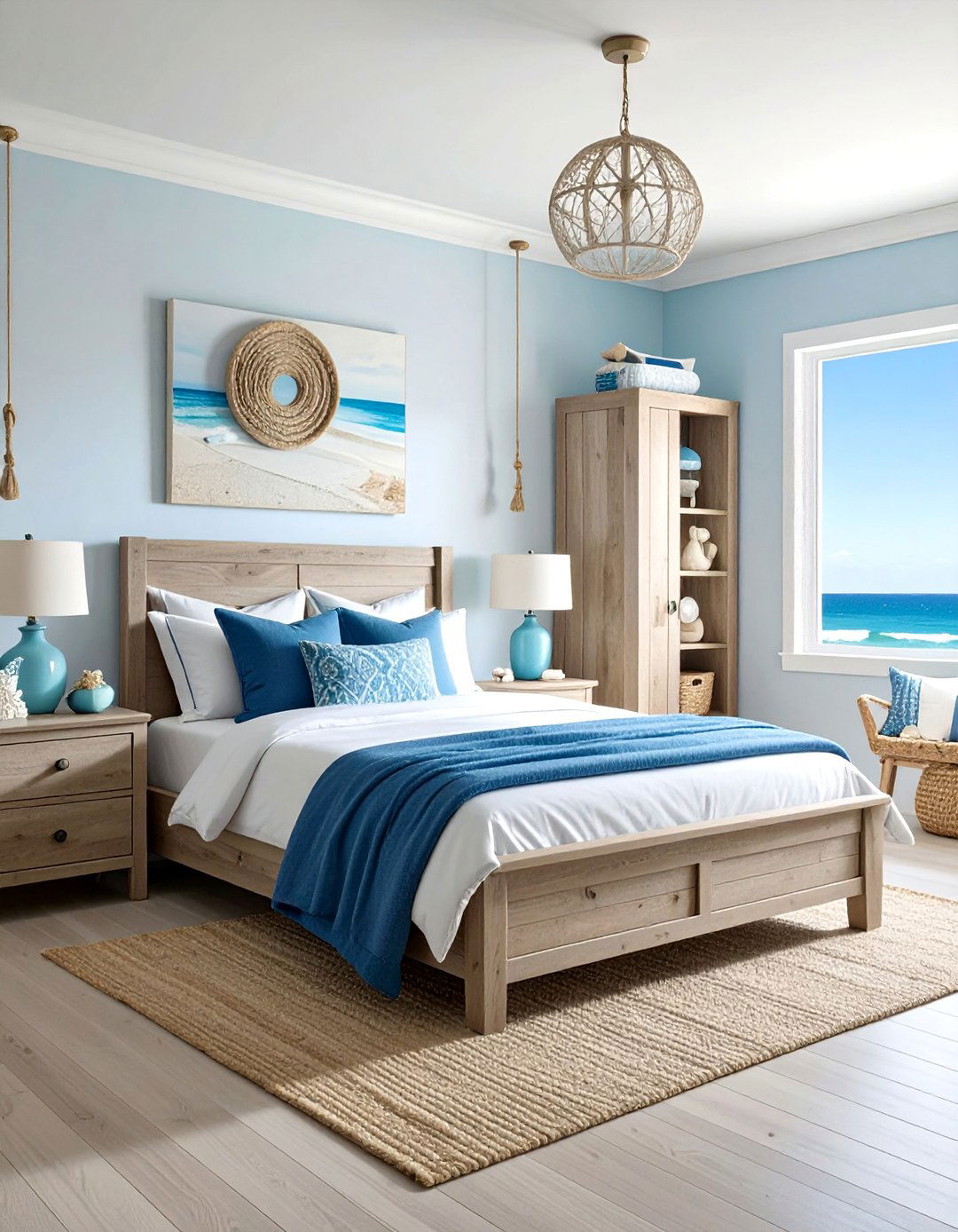 Coastal Beach Escape - 40 Teen Room Ideas for a Fun and Functional Space