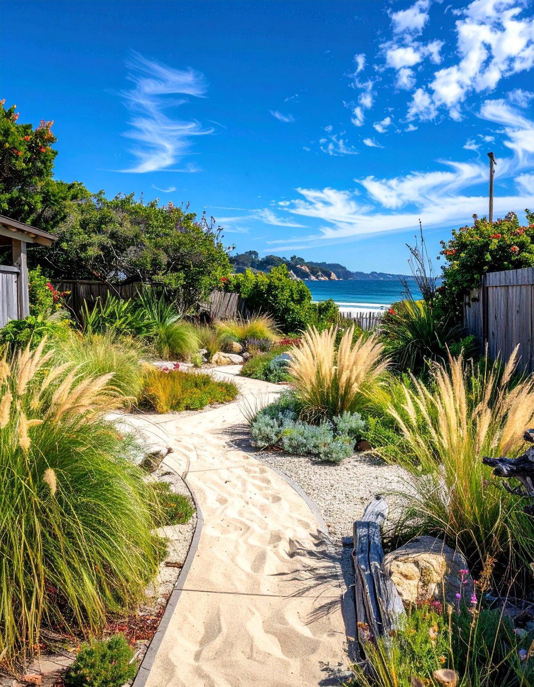 Coastal Beach Themes - 40 Small Backyard Landscaping Ideas for Big Impact