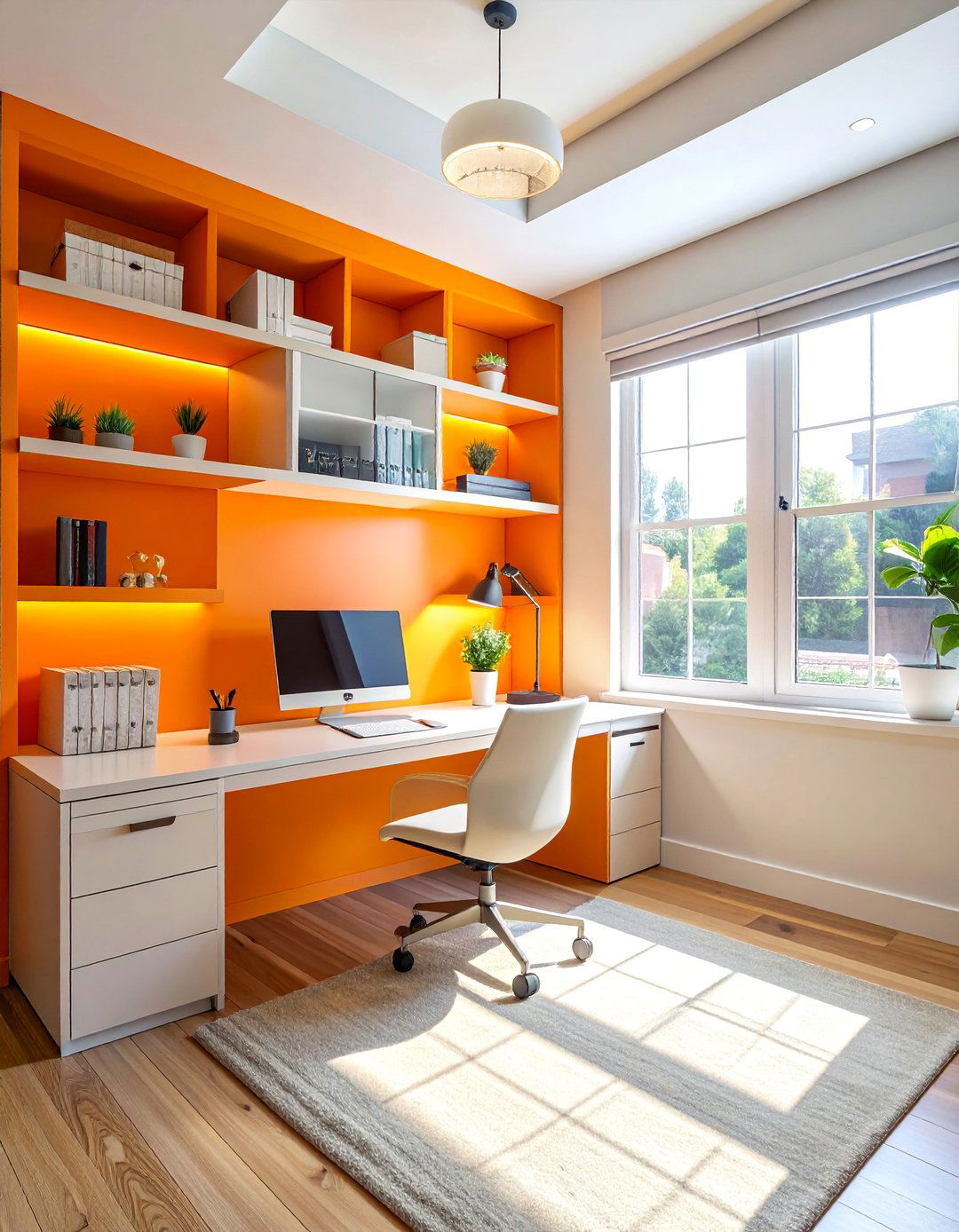 Compact Corner Home Office - 40 Modern Home Office Ideas for a Productive Workspace