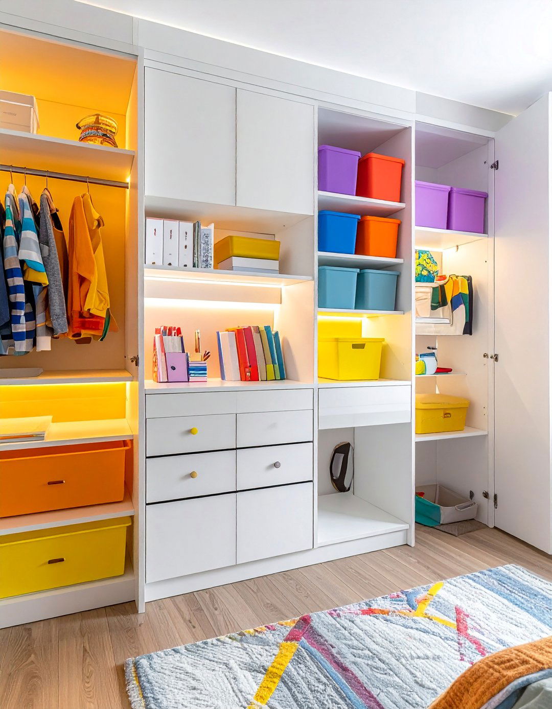 Compact Homeschool Room in a Closet - 25 Homeschool Room Ideas for a Productive Learning Space