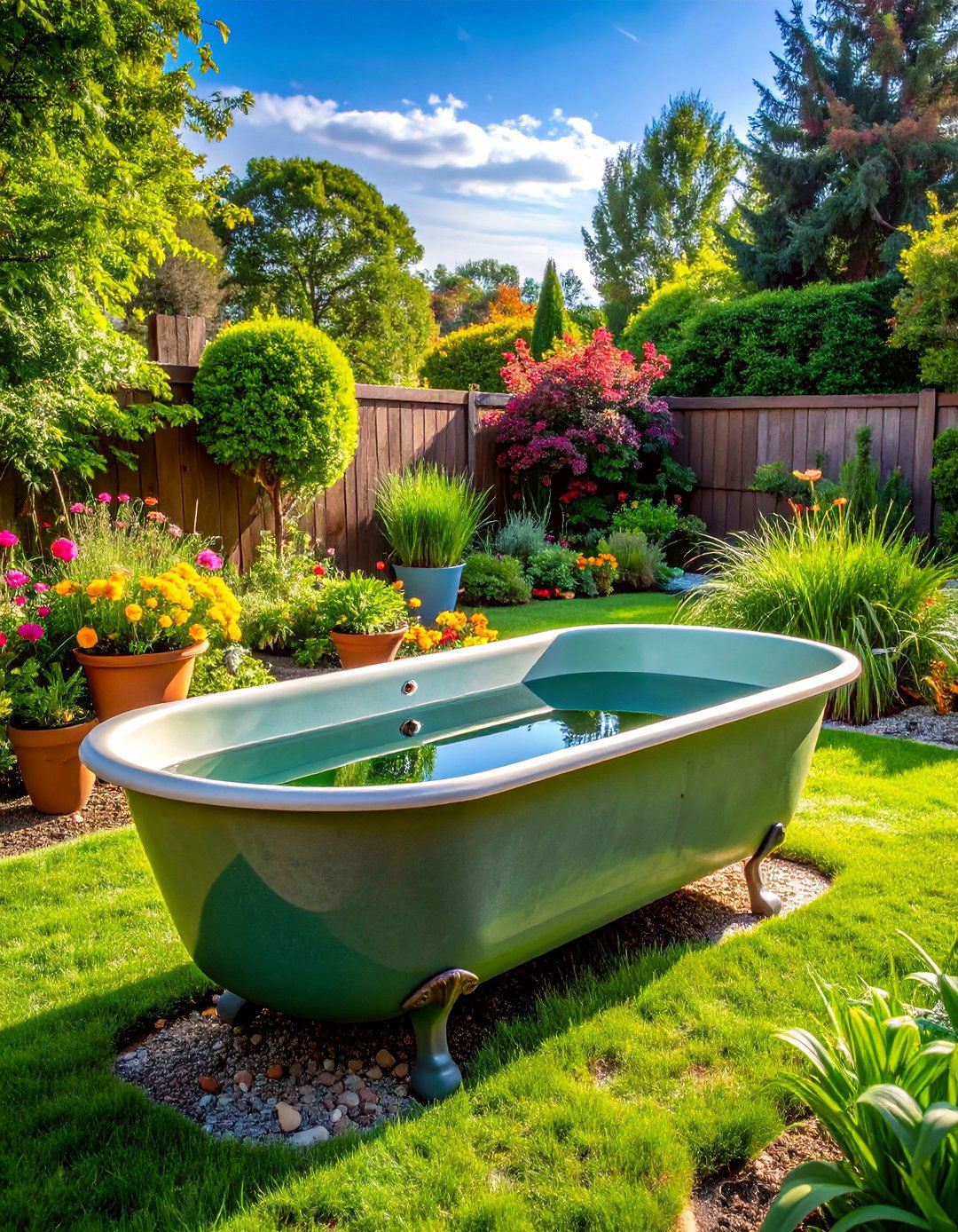 Container Garden Duck Pond - 15 Creative Duck Pond Ideas for Your Backyard