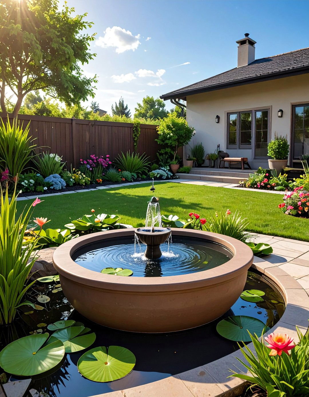 Container Water Gardens - 40 Small Backyard Landscaping Ideas for Big Impact