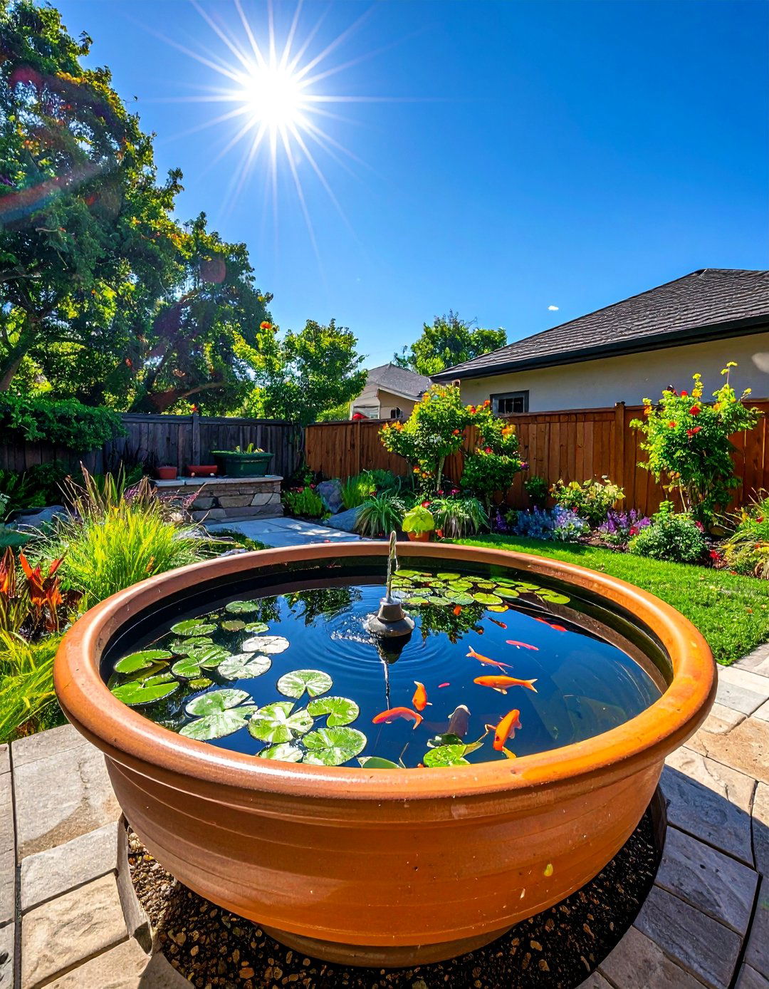 Container Water Gardens - 40 Small Backyard Ideas to Transform Your Outdoor Space