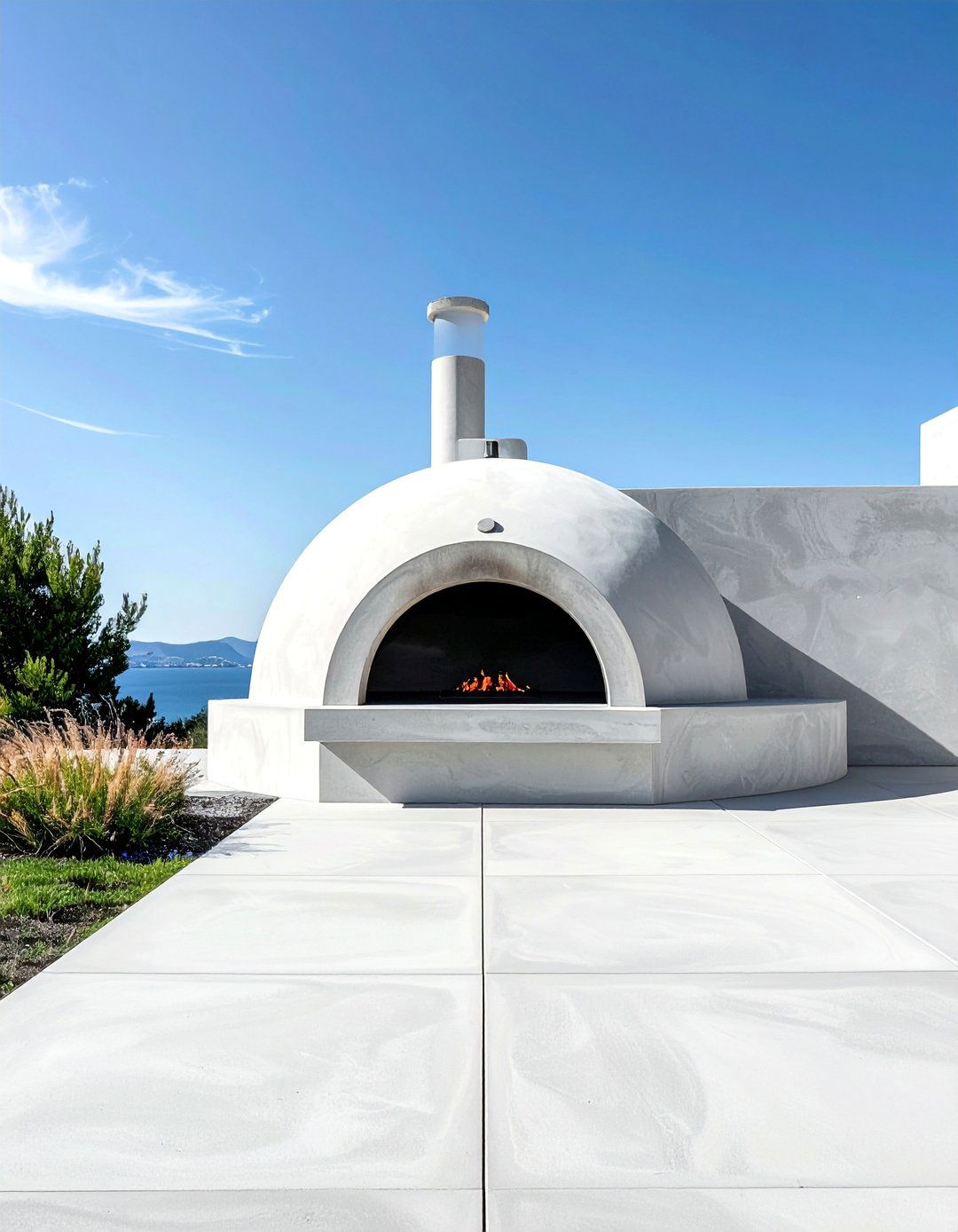 Contemporary Minimalist Clean Line Designs - 20 Outdoor Pizza Oven Ideas for Backyard Fun