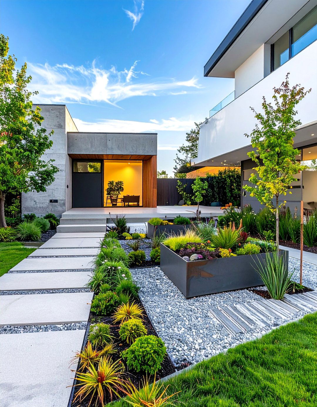 Contemporary Minimalist Landscape - 30 Decomposed Granite Landscaping Ideas for Your Yard