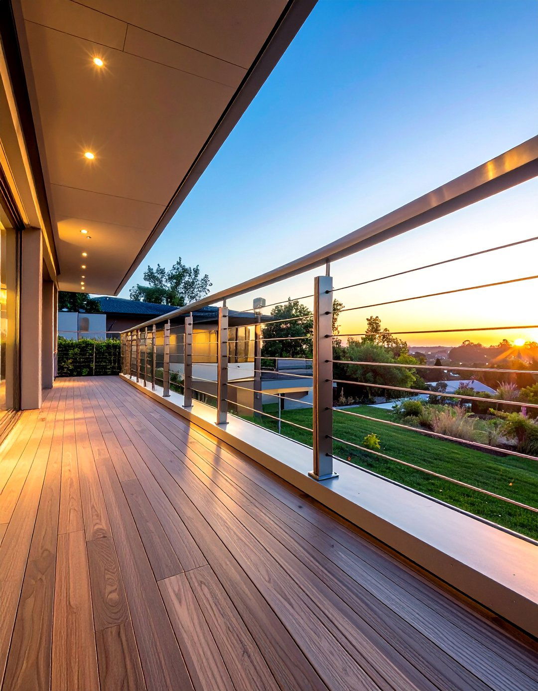 Contemporary Railing Systems - 30 Patio Deck Ideas to Elevate Your Outdoor Living