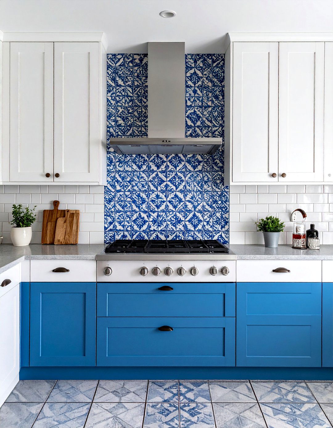 Contrasting Tile Kitchen Stove Alcove - 20 Kitchen Stove Alcove Ideas for a Cozy Cooking Nook