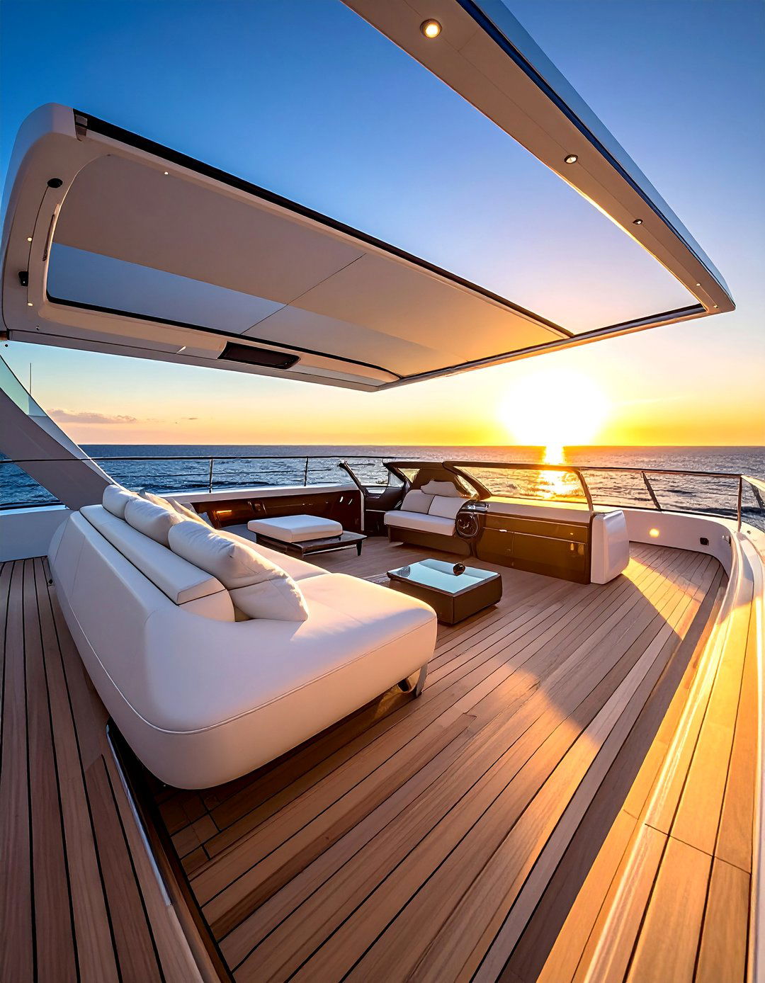 Convertible Roof System - 30 Partially Covered Deck Ideas for Year-Round Enjoyment