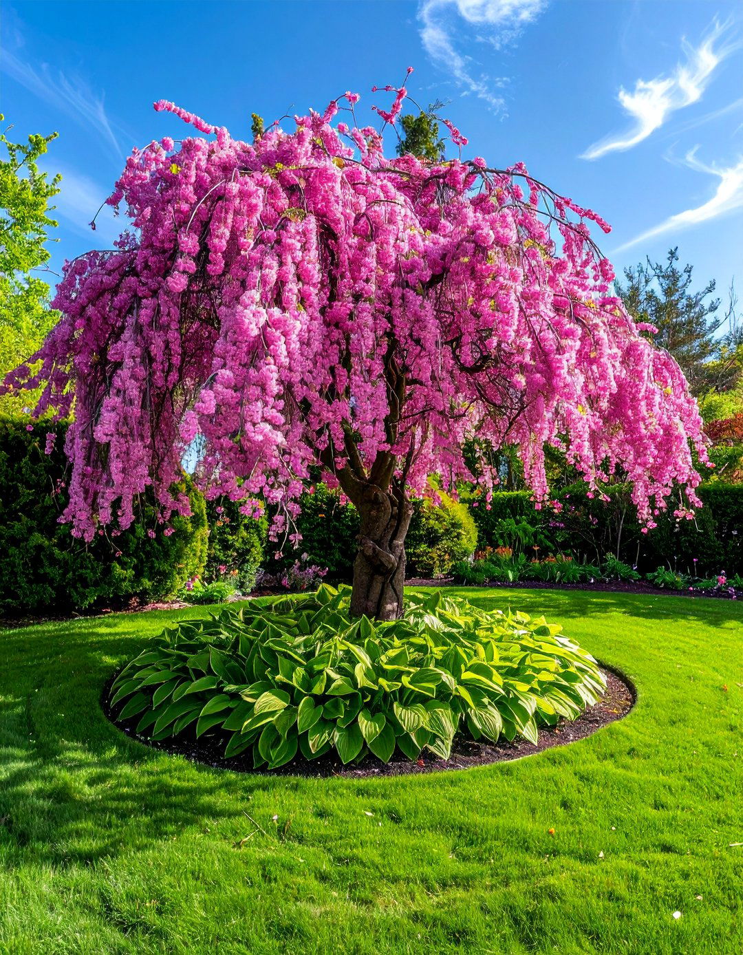 Corner Landscaping with an Ornamental Specimen Tree - 30 Corner Landscaping Ideas for a Beautiful Yard
