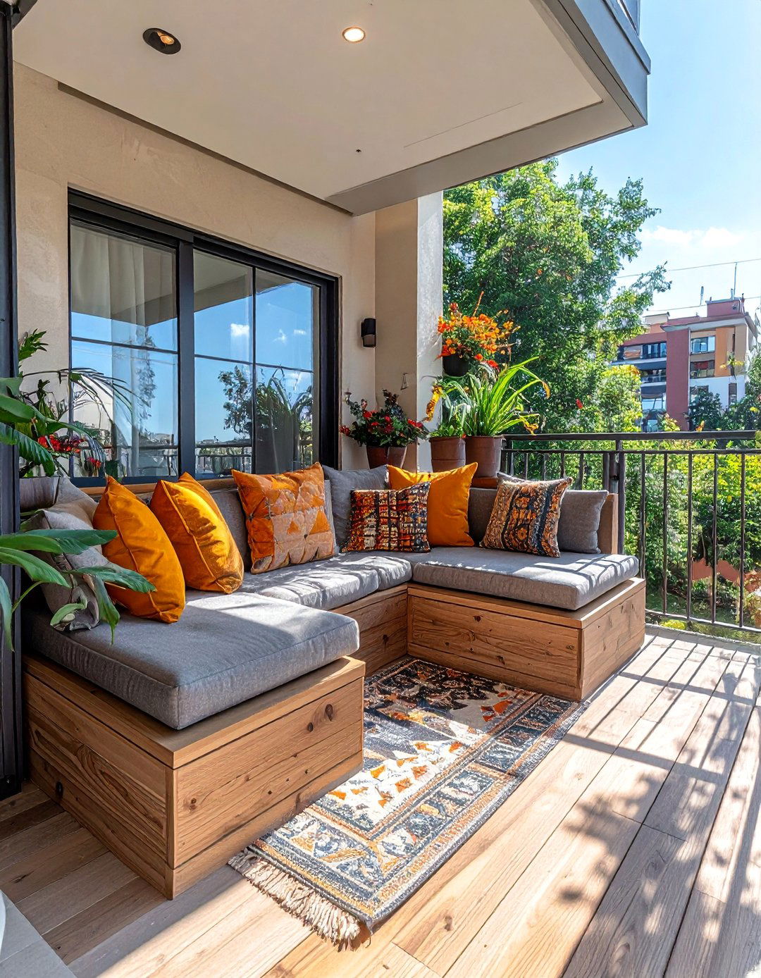 Corner Seating Arrangements - 20 Second Story Balcony Ideas for Stunning Views