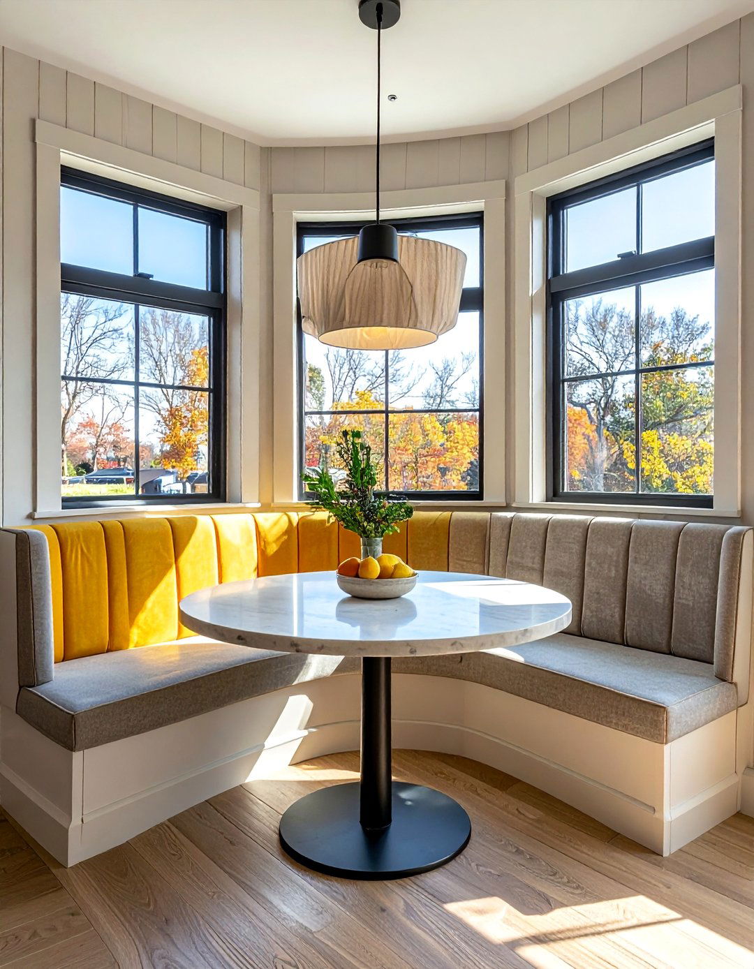 Corner Window Breakfast Nooks - 30 Corner Window Ideas to Maximize Natural Light