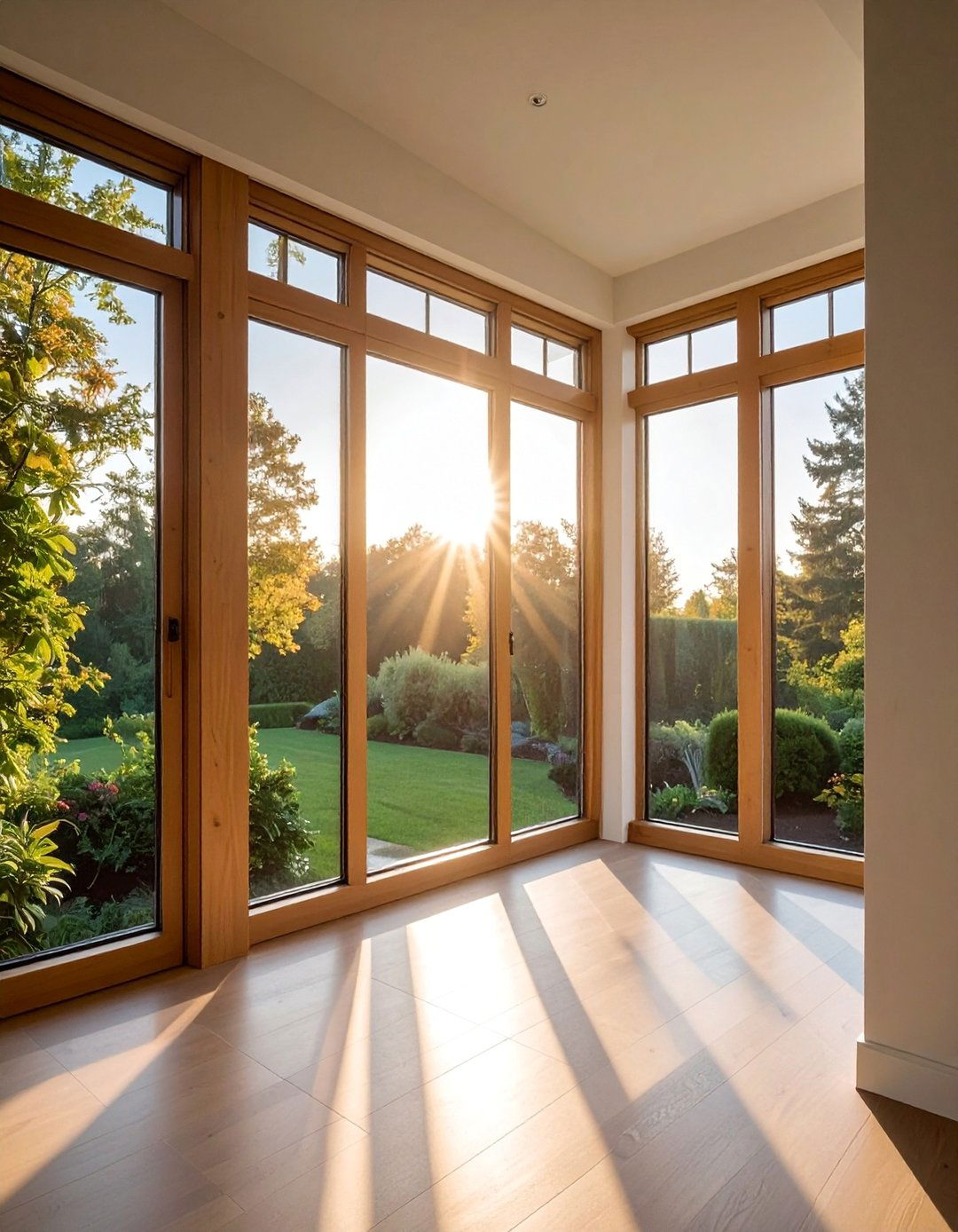 Corner Window Convergence - 30 Stylish Sunroom Window Ideas for Natural Light