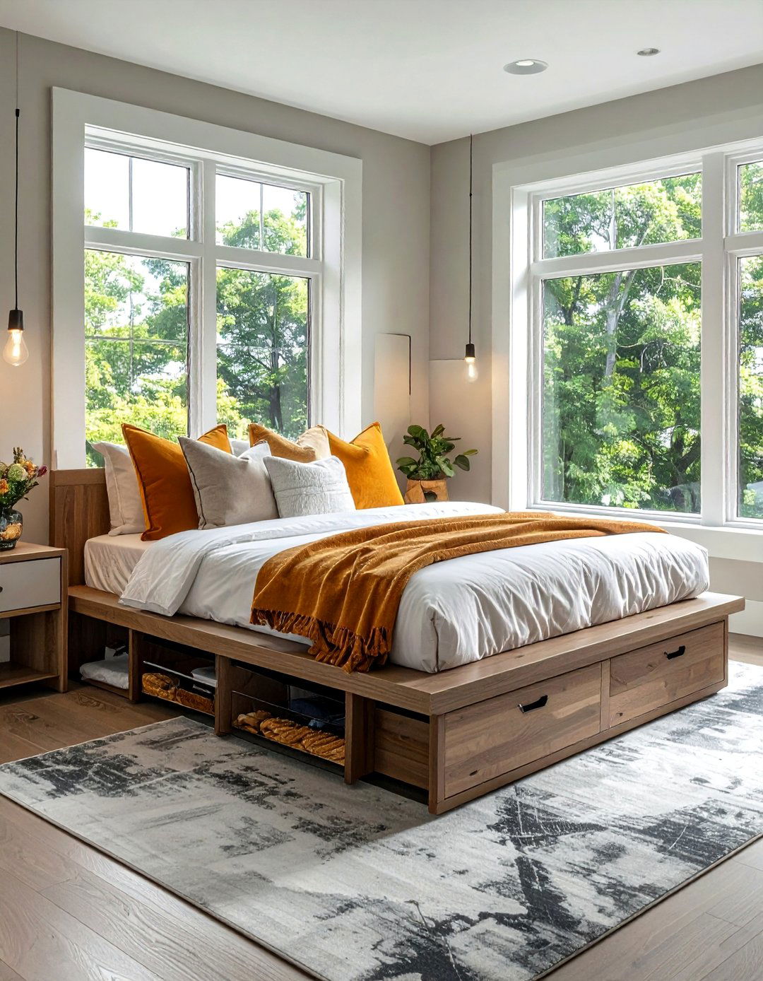 Corner Window Daybed Retreats - 30 Corner Window Ideas to Maximize Natural Light
