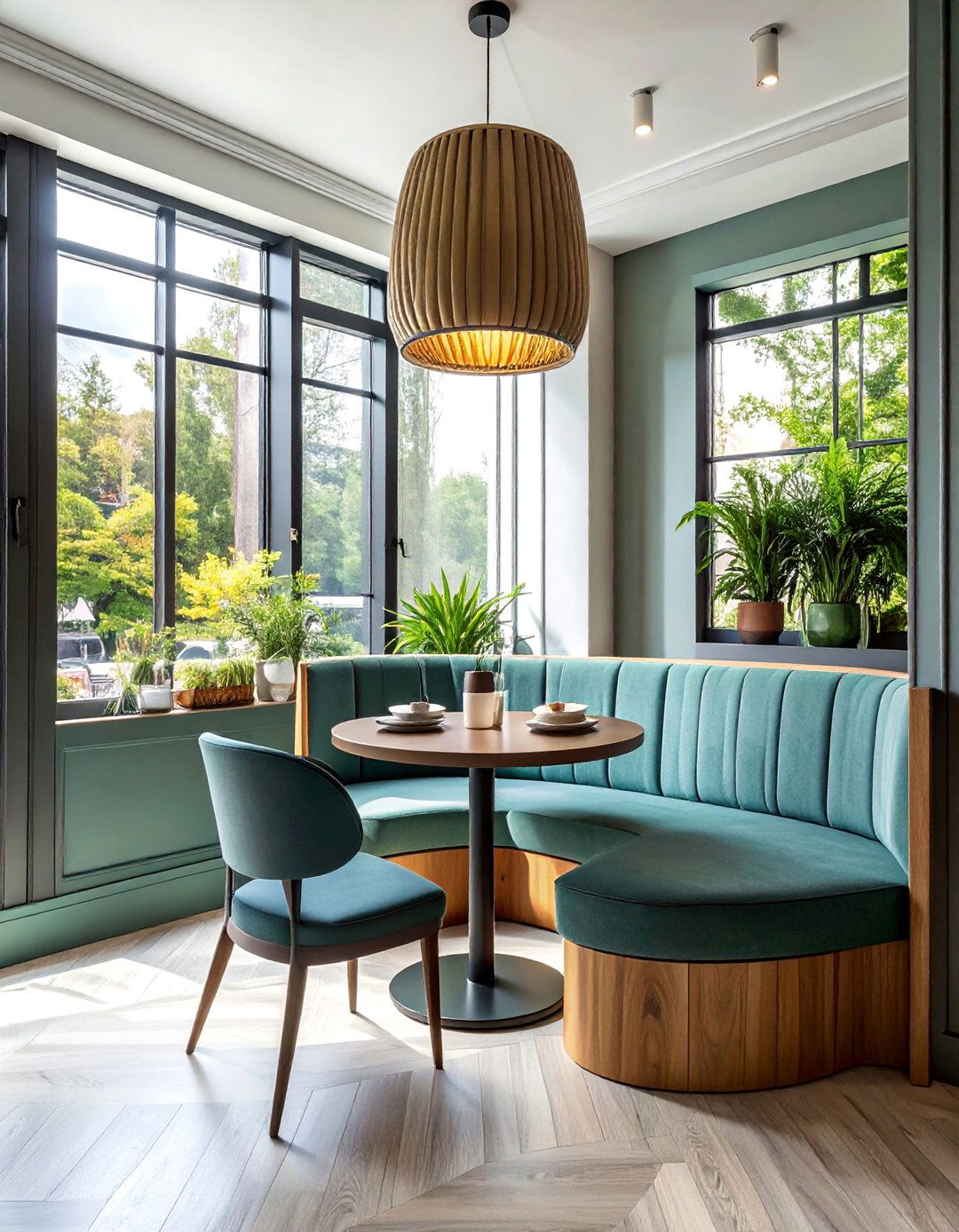 Corner Window Dining Spaces - 30 Corner Window Ideas to Maximize Natural Light
