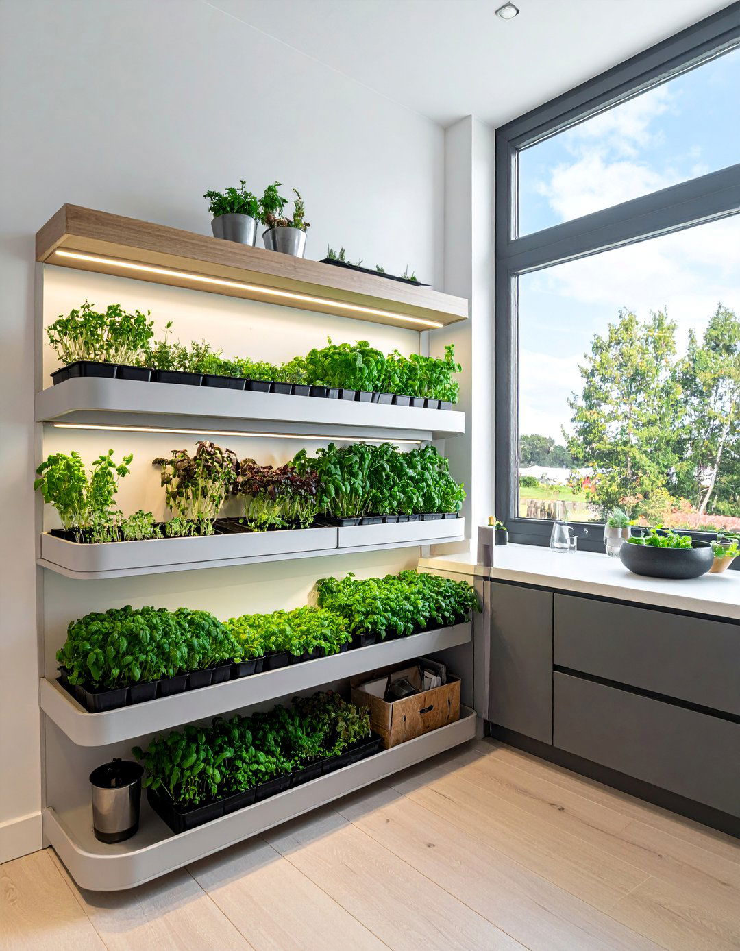 Corner Window Herb Garden Kitchens - 30 Corner Window Ideas to Maximize Natural Light
