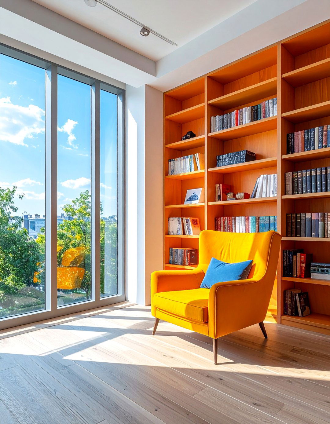Corner Window Library Corners - 30 Corner Window Ideas to Maximize Natural Light