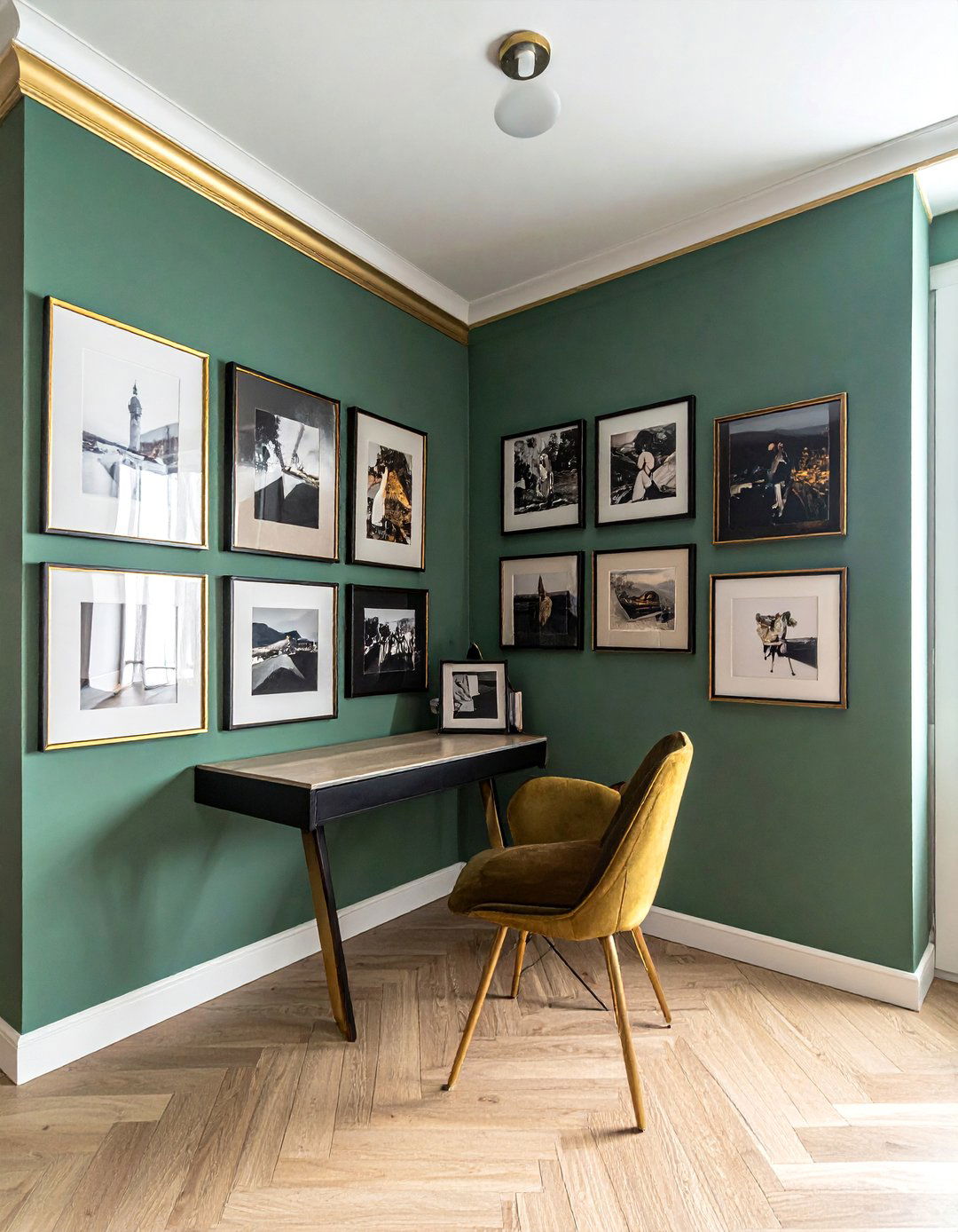 Corner Wrap Around Photo Wall - 40 Photo Wall Ideas to Personalize Your Living Space