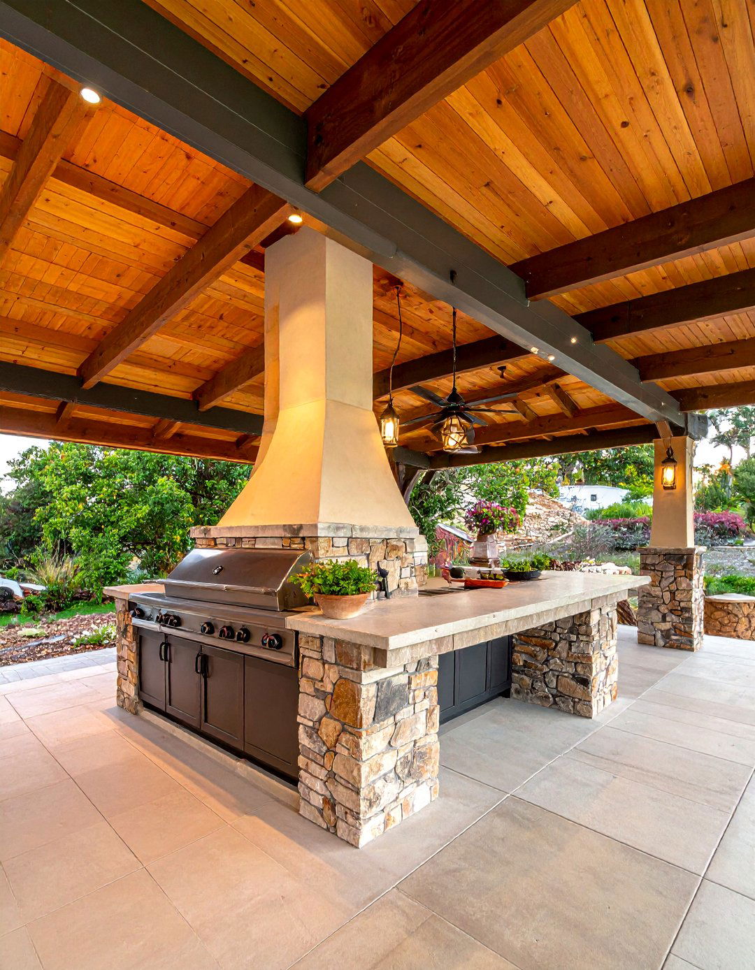 Covered Pavilion Pizza Kitchen - 20 Outdoor Kitchen With Pizza Oven Design Ideas