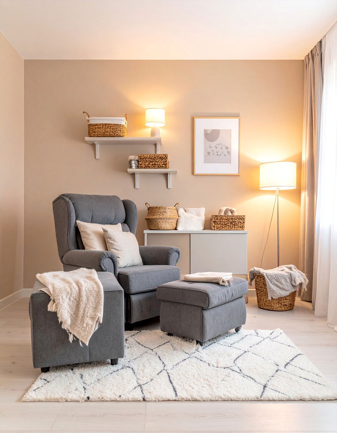 Cozy Comfort Nursing Nook - 20 Lactation Room Ideas for Comfort and Privacy