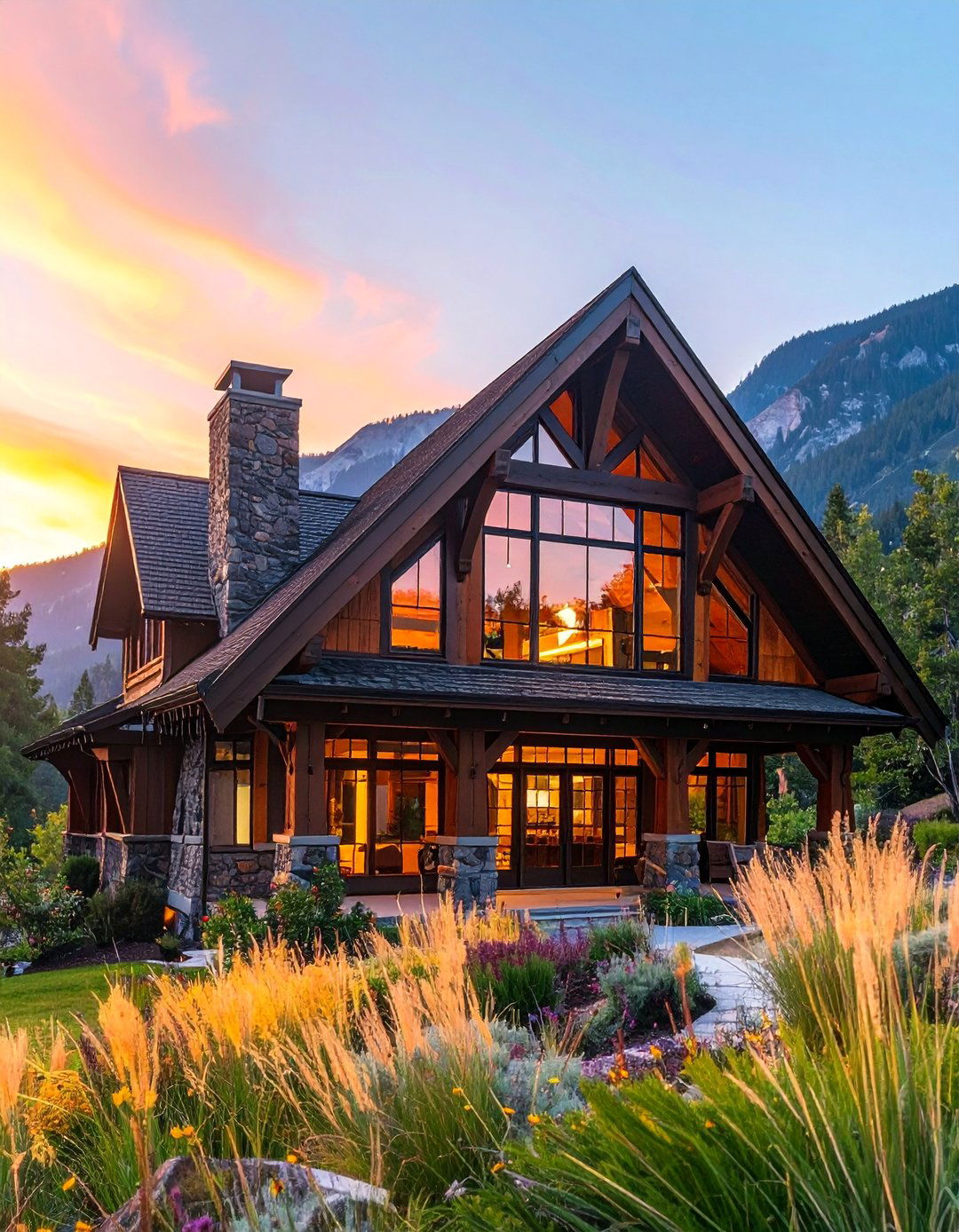 Craftsman Exterior with A Frame Roof Elements - 40 Craftsman Style House Exterior Ideas