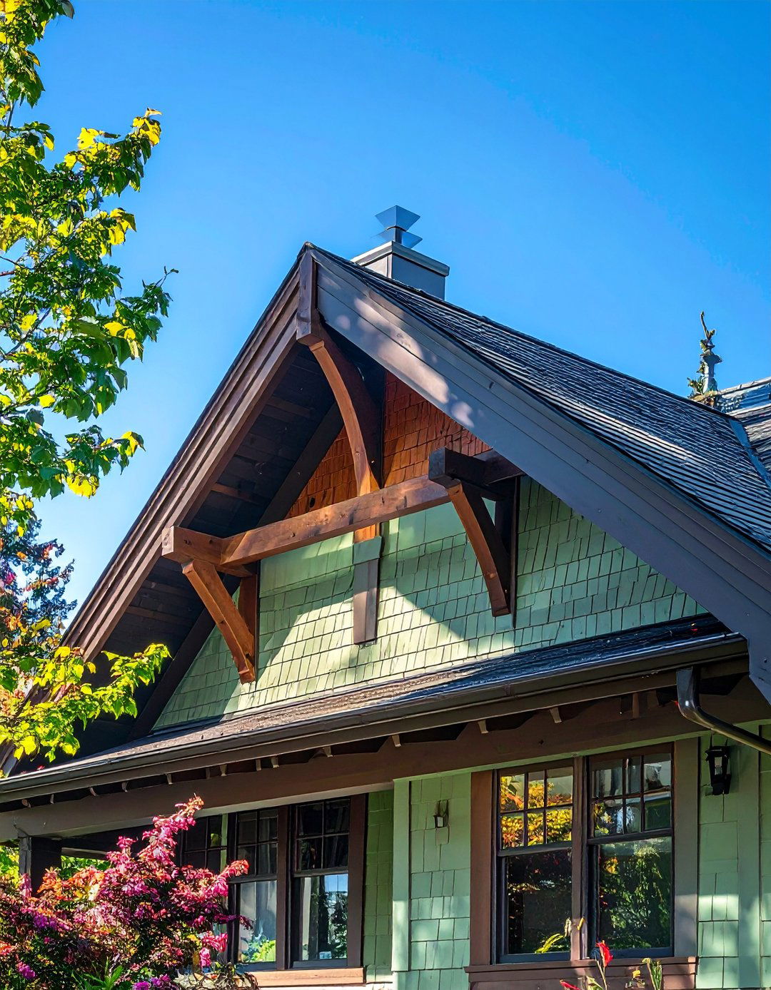 Craftsman Exterior with Exposed Rafter Tails - 40 Craftsman Style House Exterior Ideas