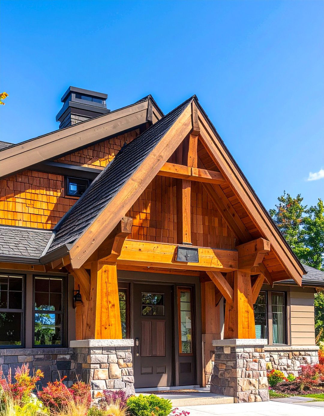 Craftsman House Exterior with Knee Braces - 40 Craftsman Style House Exterior Ideas