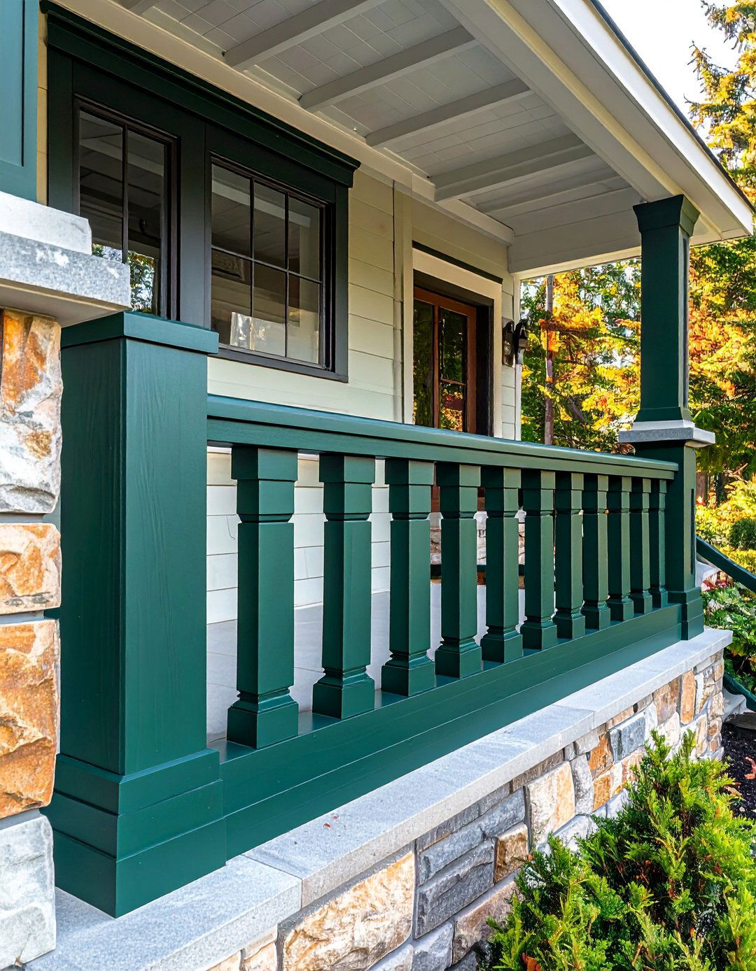 Craftsman Style Front Porch Railing - 25 Front Porch Railing Ideas for Curb Appeal