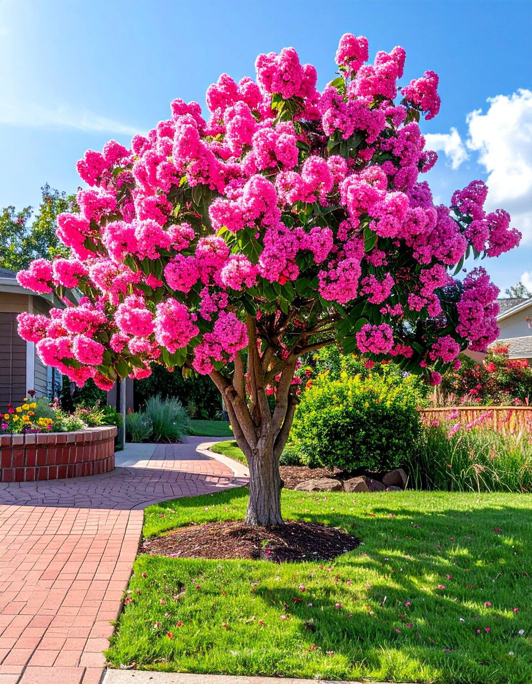 Crape Myrtle Tree for Summer Flower Power - 30 Best Small Trees for Your Front Yard Landscaping