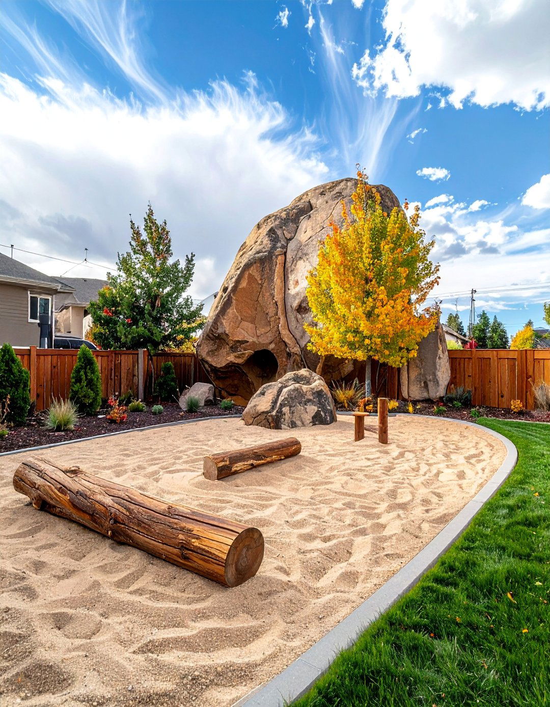 Creating a Childrens Natural Play Area - 30 Colorado Landscaping Ideas for a Stunning Yard