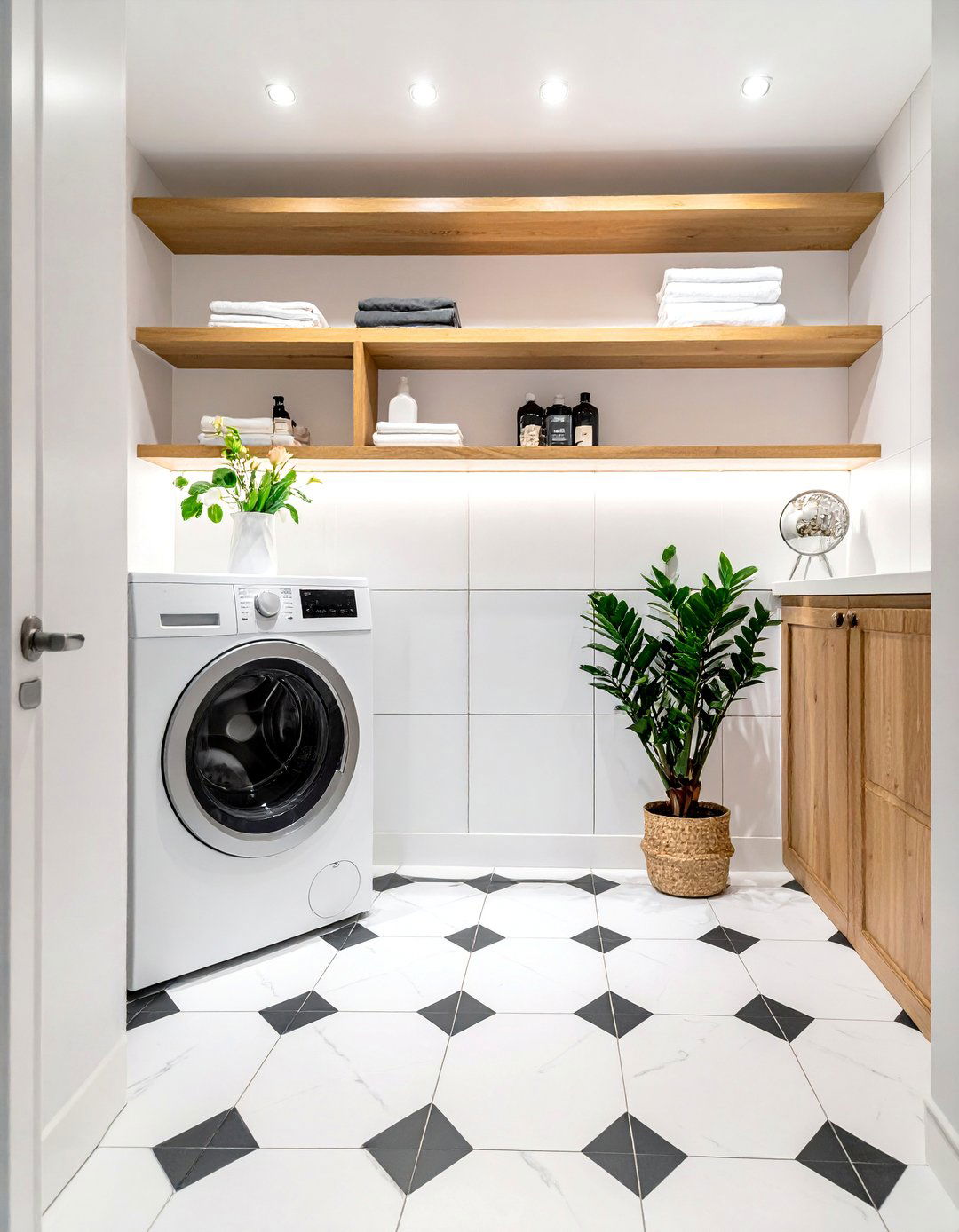 Crisp White Laundry Room Paint - 25 Laundry Room Paint Ideas for a Fresh Look