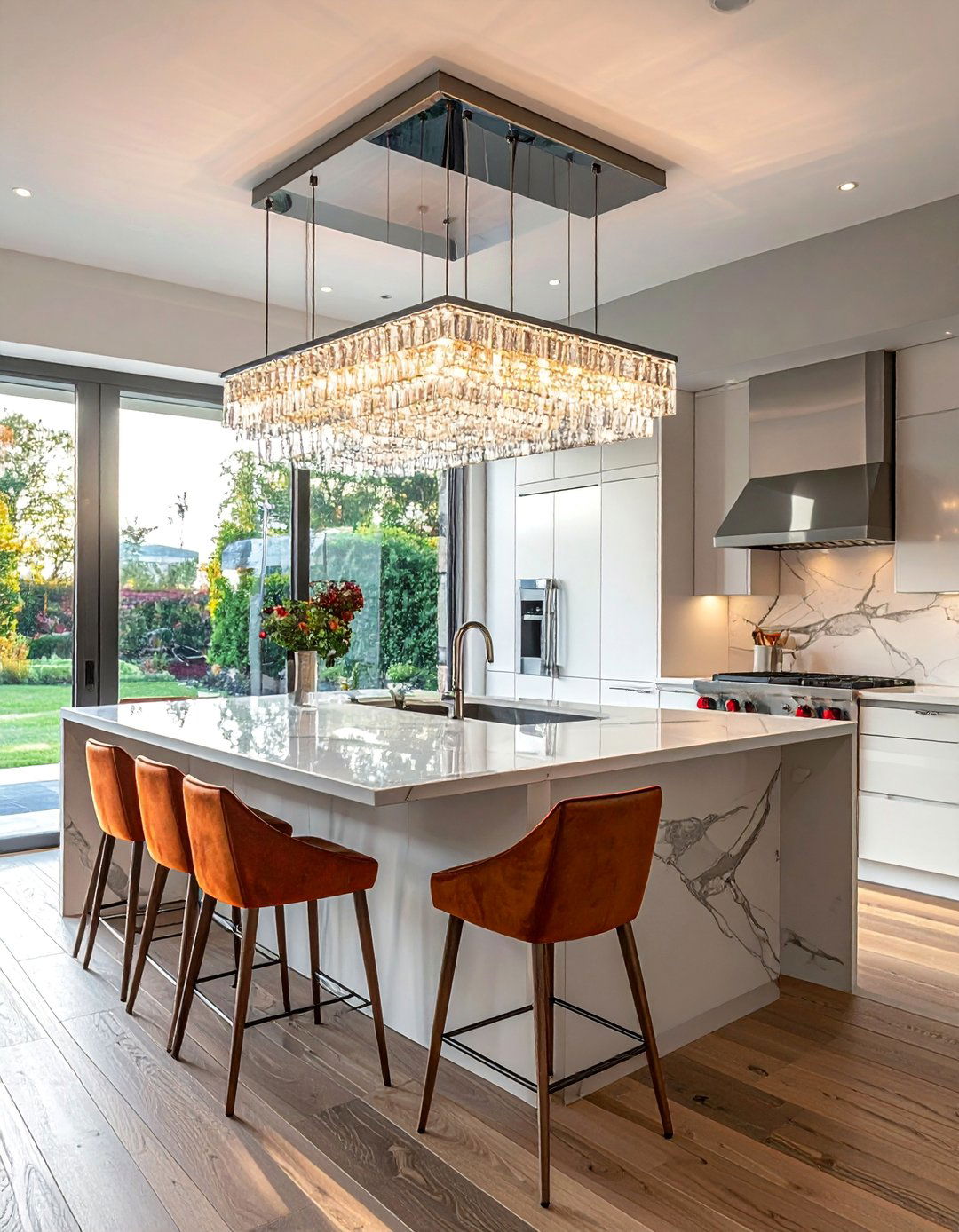 Crystal Kitchen Island Chandeliers - 20 Kitchen Island Lighting Ideas to Brighten Your Space