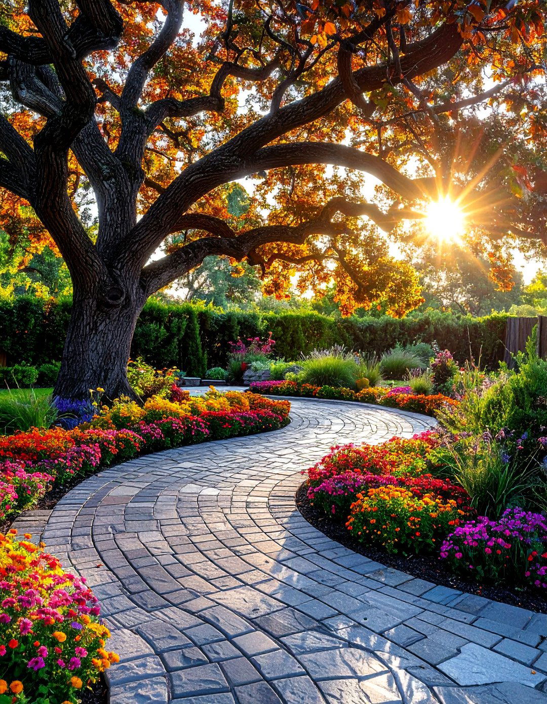 Curved and Freeform Paver Patio - 40 Beautiful Paver Patio Ideas for Outdoor Living
