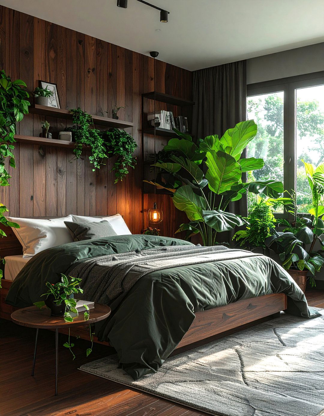 Dark Wood Bedroom and Biophilic Design - 20 Dark Wood Bedroom Ideas for a Cozy Retreat