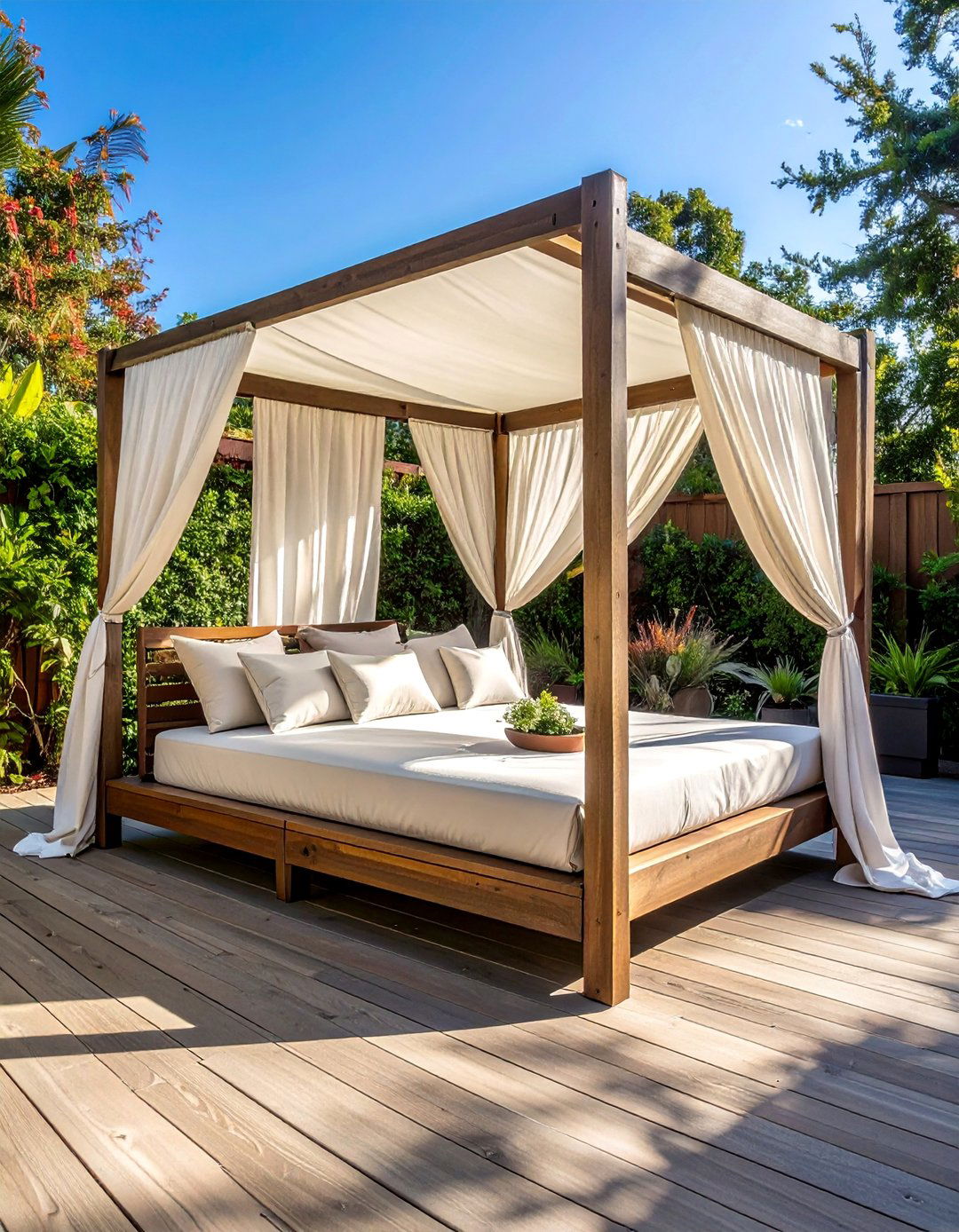 Daybed Lounging Areas - 20 Deck Seating Ideas for Outdoor Living Spaces